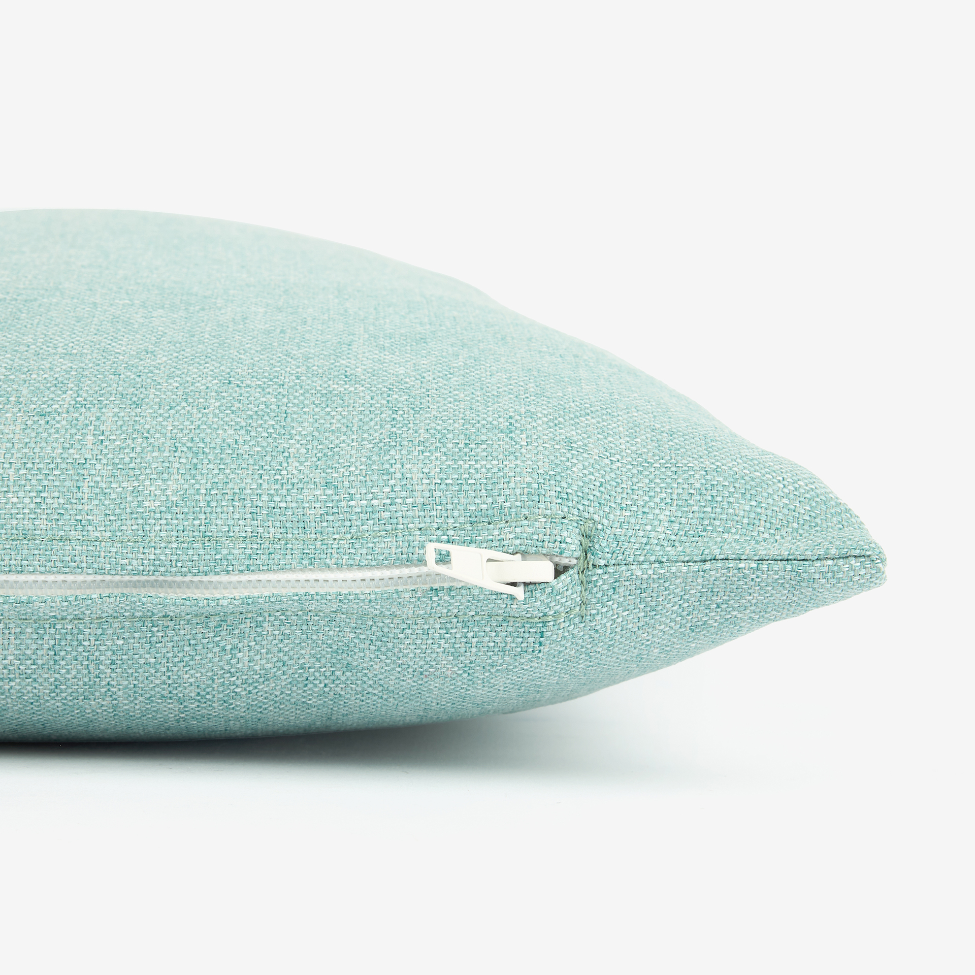 Cojín de exterior verde liso 45x45cm