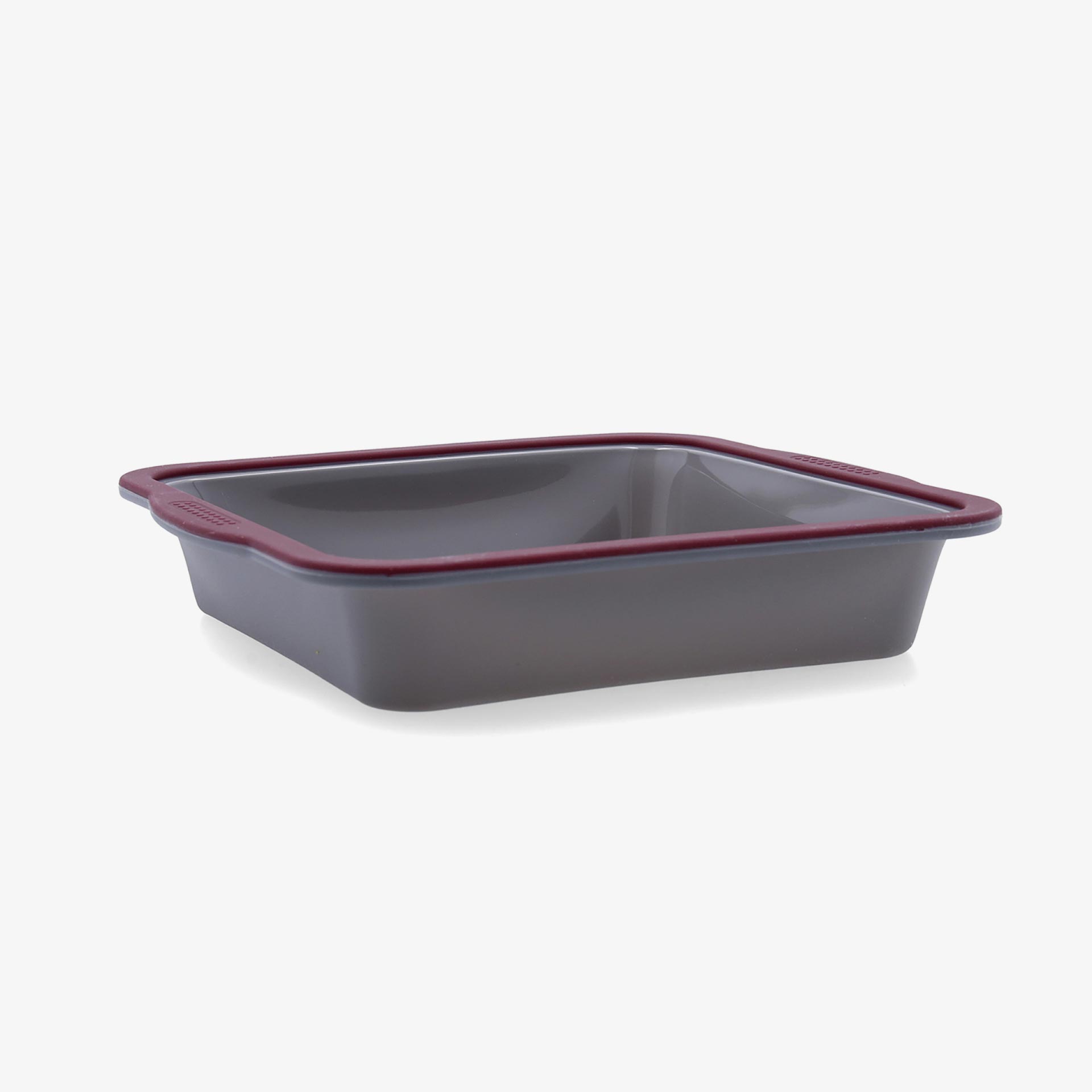 Molde cuadrado rojo de silicona Scarlet 23x24cm