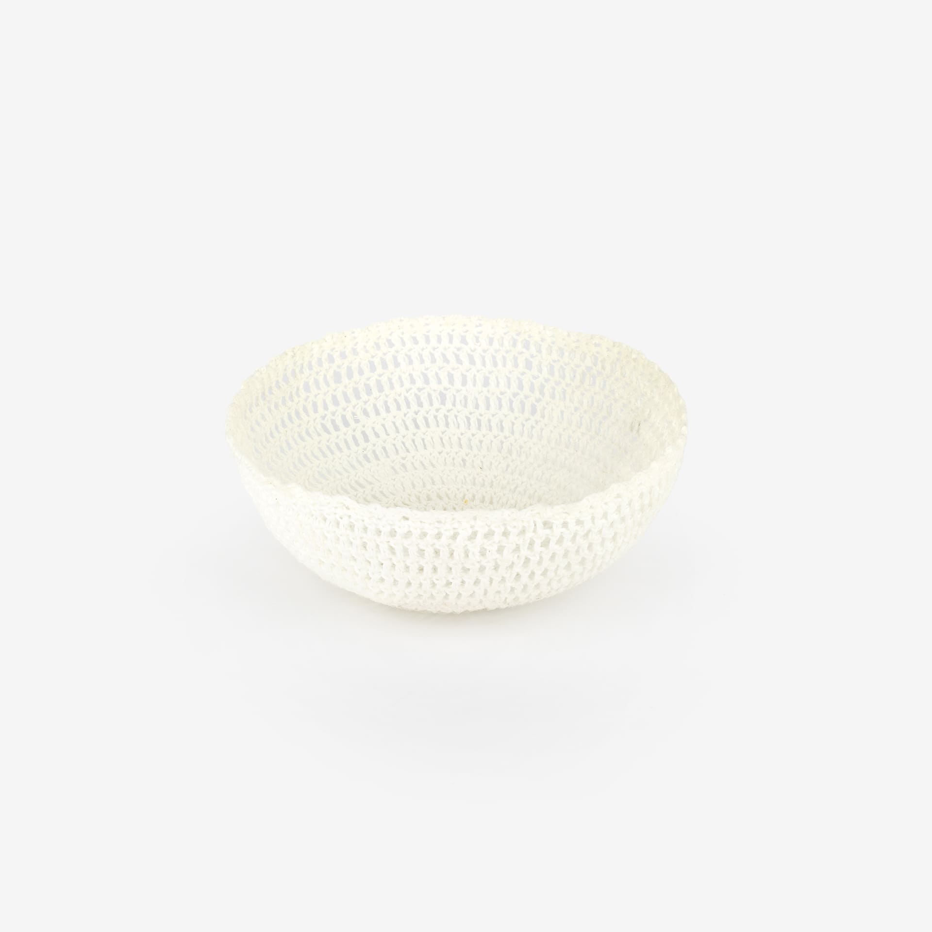 Frutero de algod&oacute;n blanco Nadel &Oslash;22x8cm