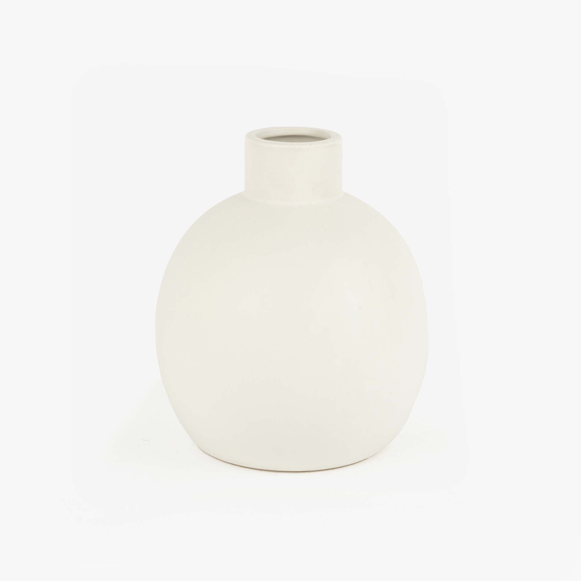 Jarr&oacute;n de porcelana blanco &Oslash;10,8x17cm