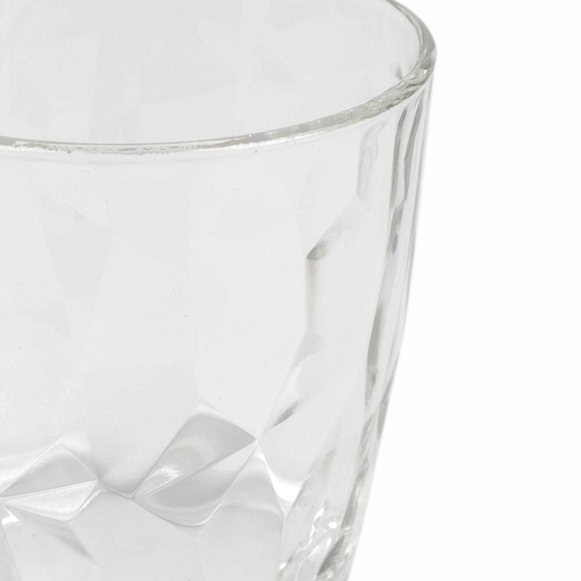 Vaso de agua de cristal transparente Diamond 30cl