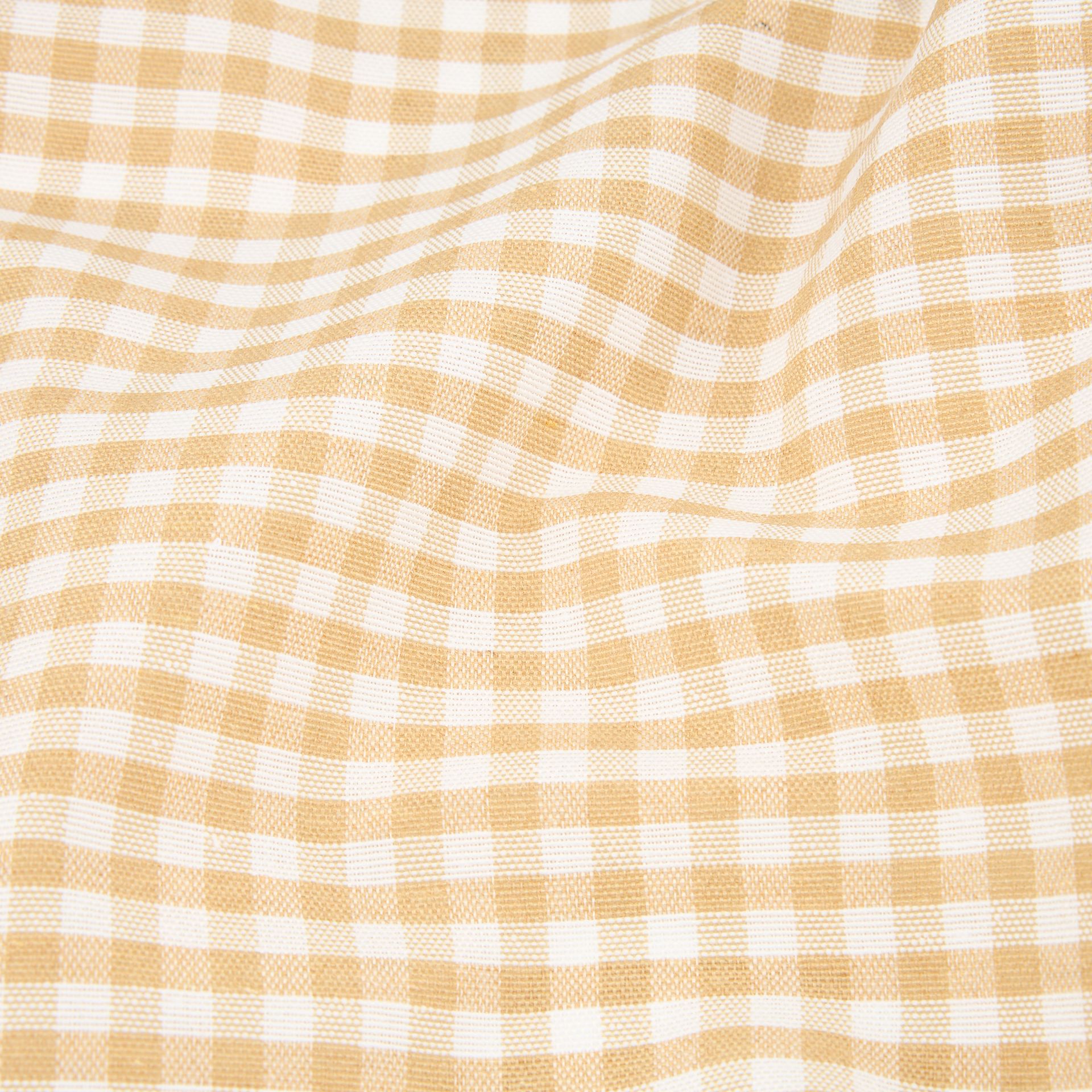 Set de 2 servilletas beige Vichy 43x43cm