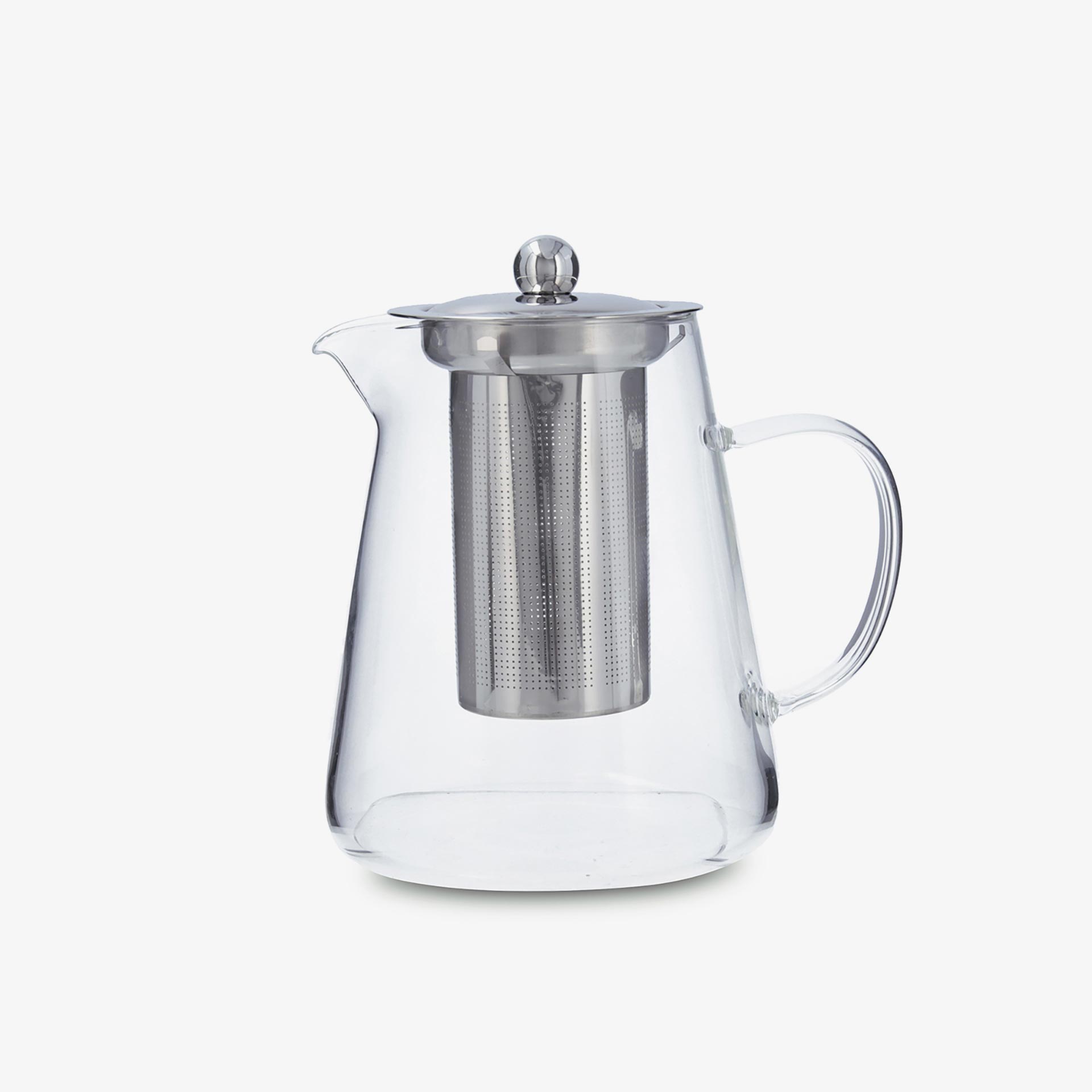 Tetera de vidrio con filtro de acero in&oacute;xidable Serenia