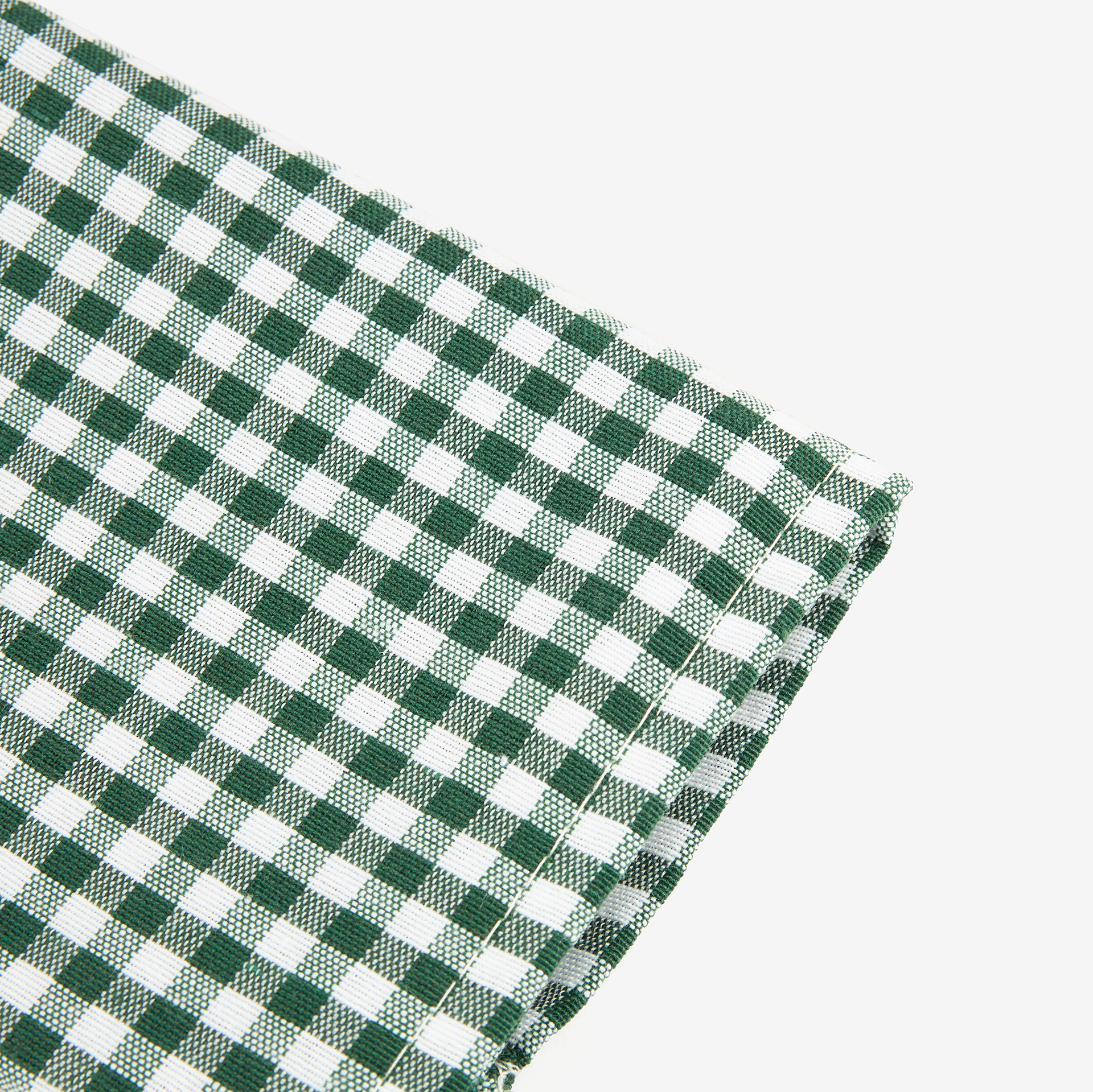 Set de 2 servilletas Vichy verde 45x45cm