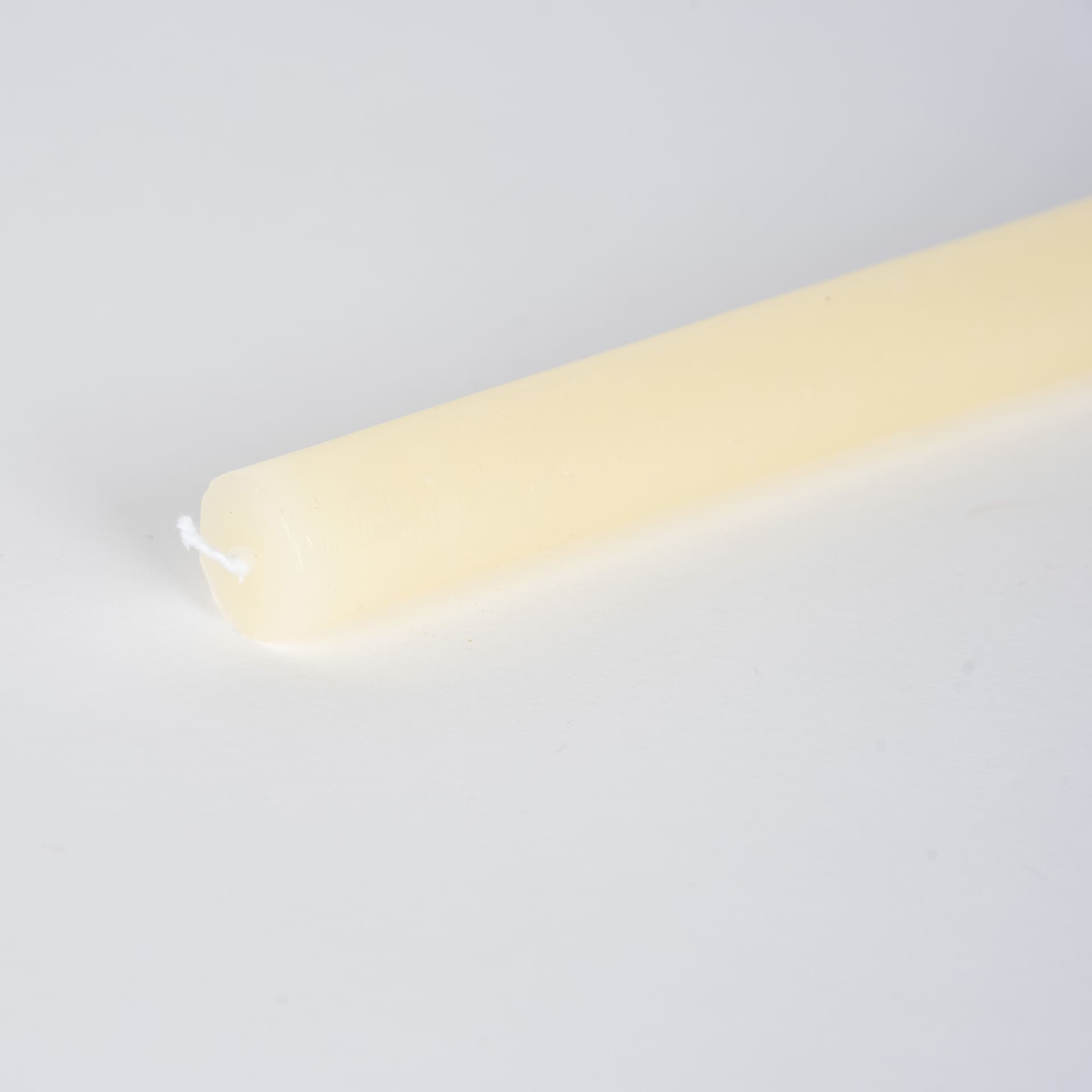 Vela candelabro marfil 20cm