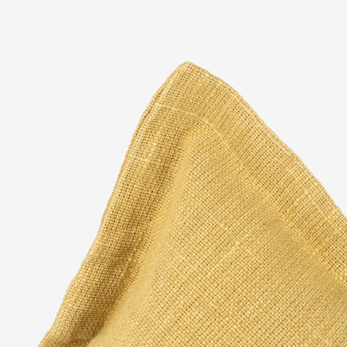 Funda de cojín de algodón amarilla Frida 40x35cm