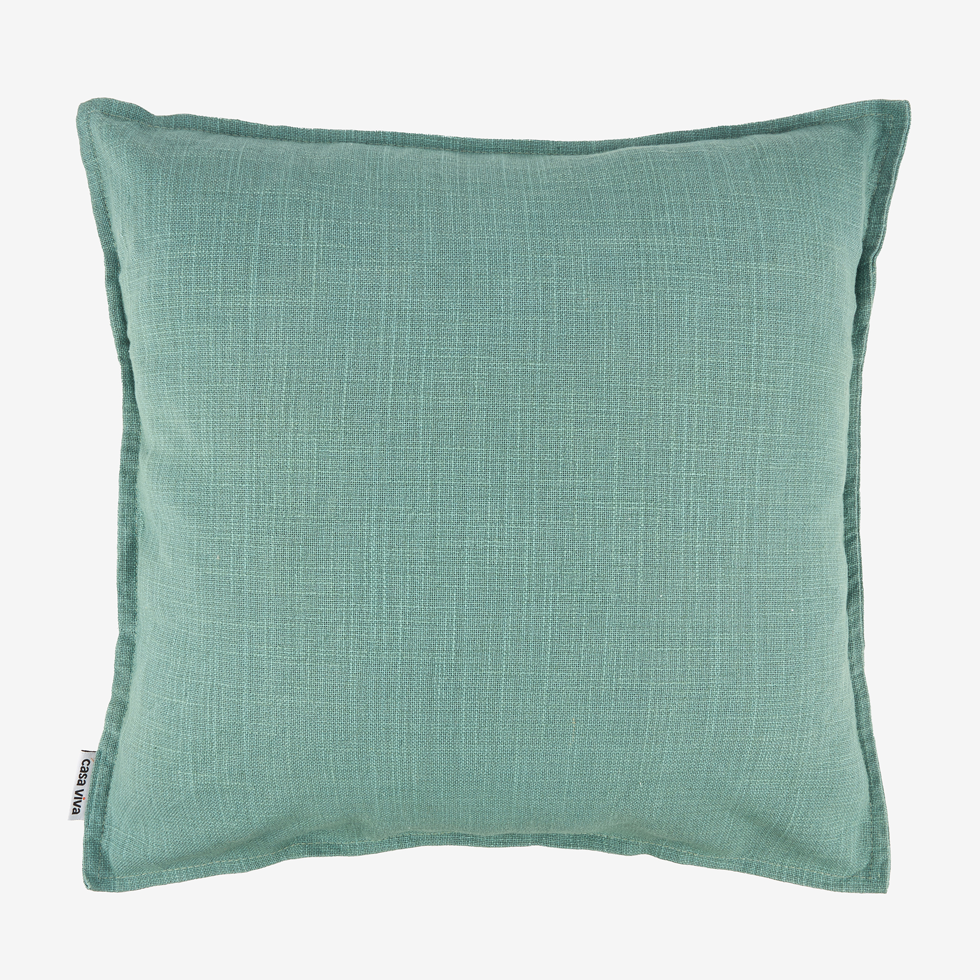 Funda de coj&iacute;n de algod&oacute;n verde Frida 45x45cm