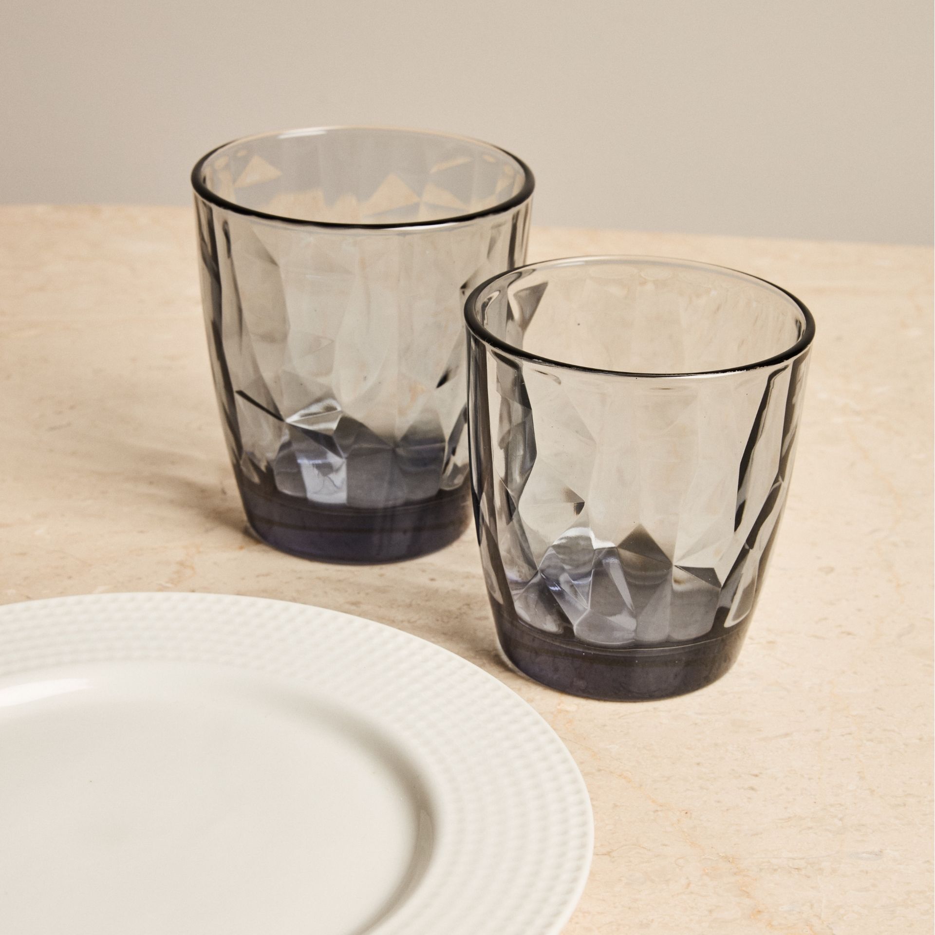 Vaso de agua Ocean Blue Diamond 30cl