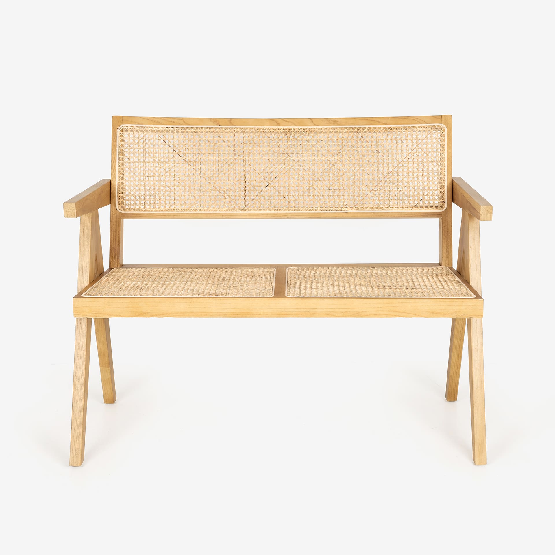 Banco de rat&aacute;n marr&oacute;n claro Elodye Clau&Chloe