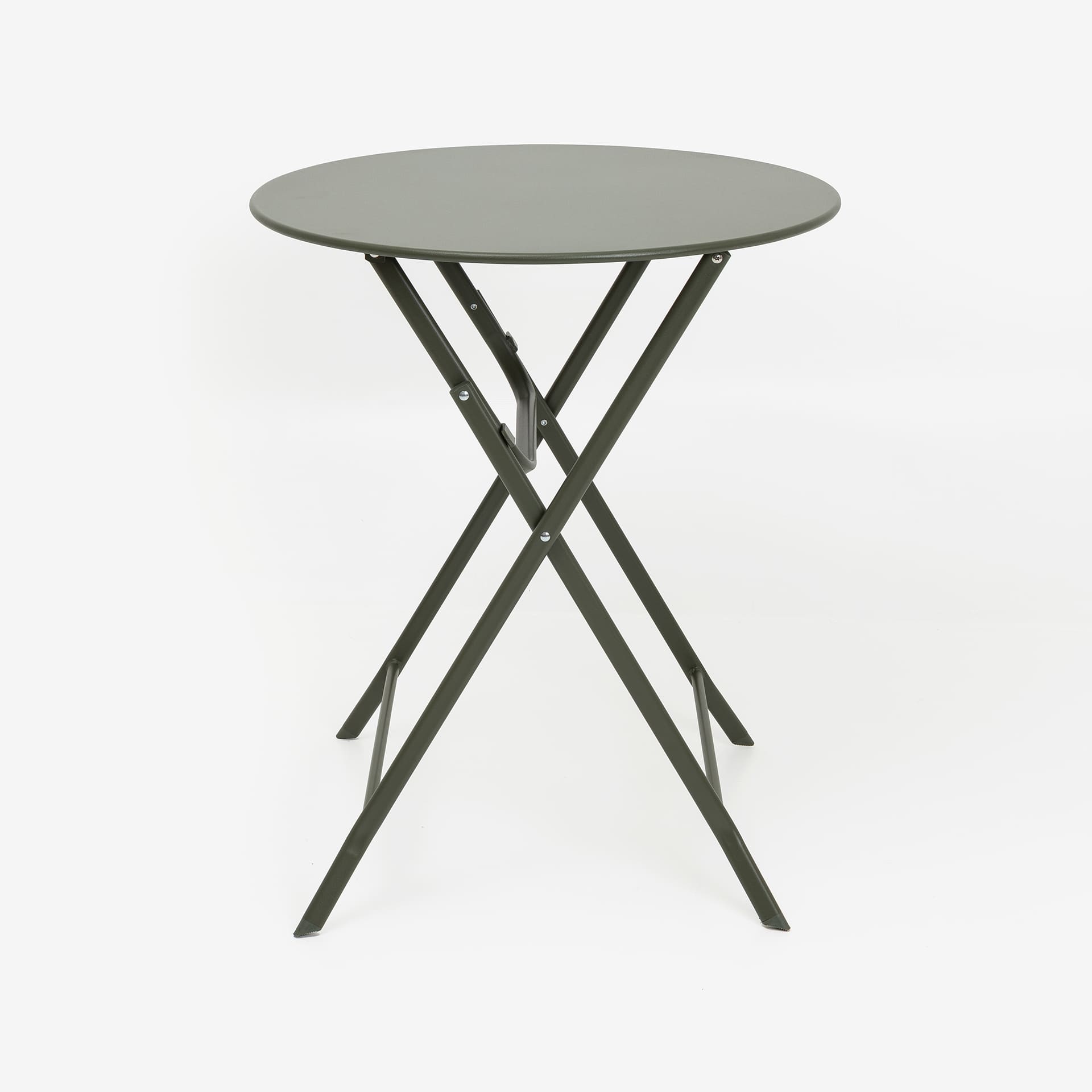 Mesa de balc&oacute;n plegable oliva Bistro &Oslash;60cm