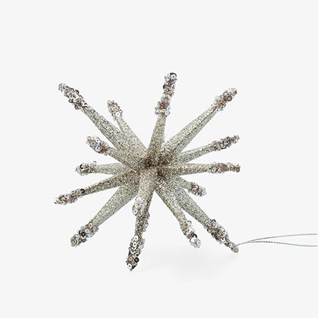 Decoraci&oacute;n de &aacute;rbol de Navidad de estrella dorada 14cm