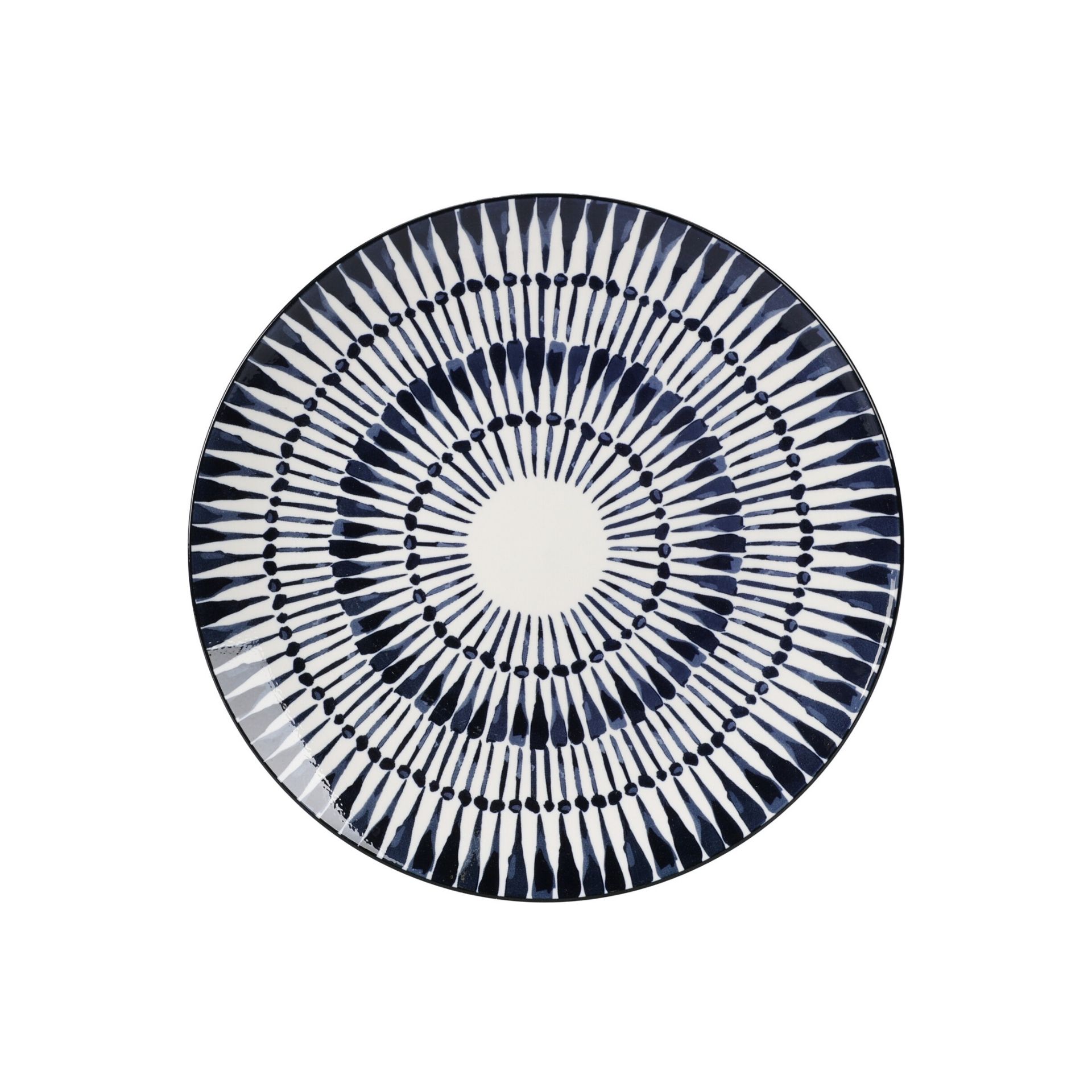 Plato llano de porcelana Ming &Oslash;27cm