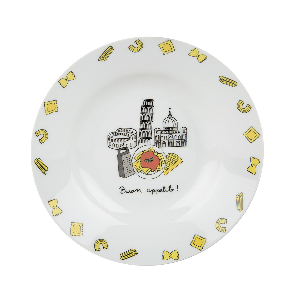 Vajilla 18 Piezas Porcelana Italia