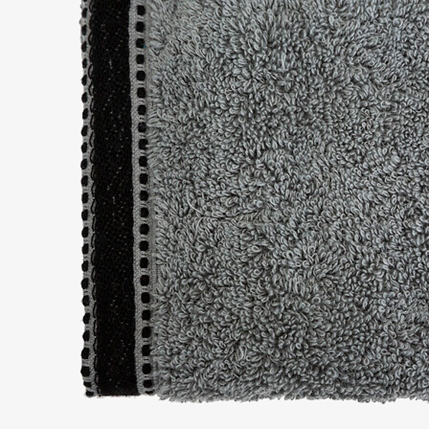 Toalla de tocador de algod&oacute;n gris Sena 30x50cm - 550 g/m&sup2;