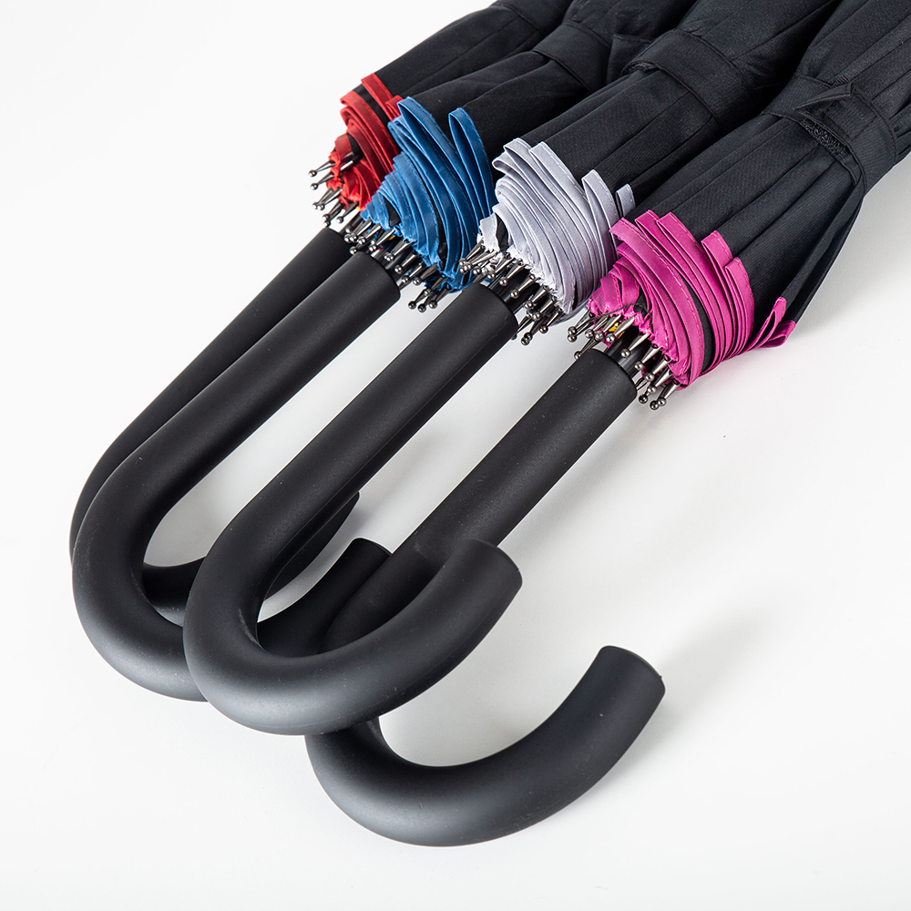 Paraguas autom&aacute;tico con ribete 88cm en 4 modelos