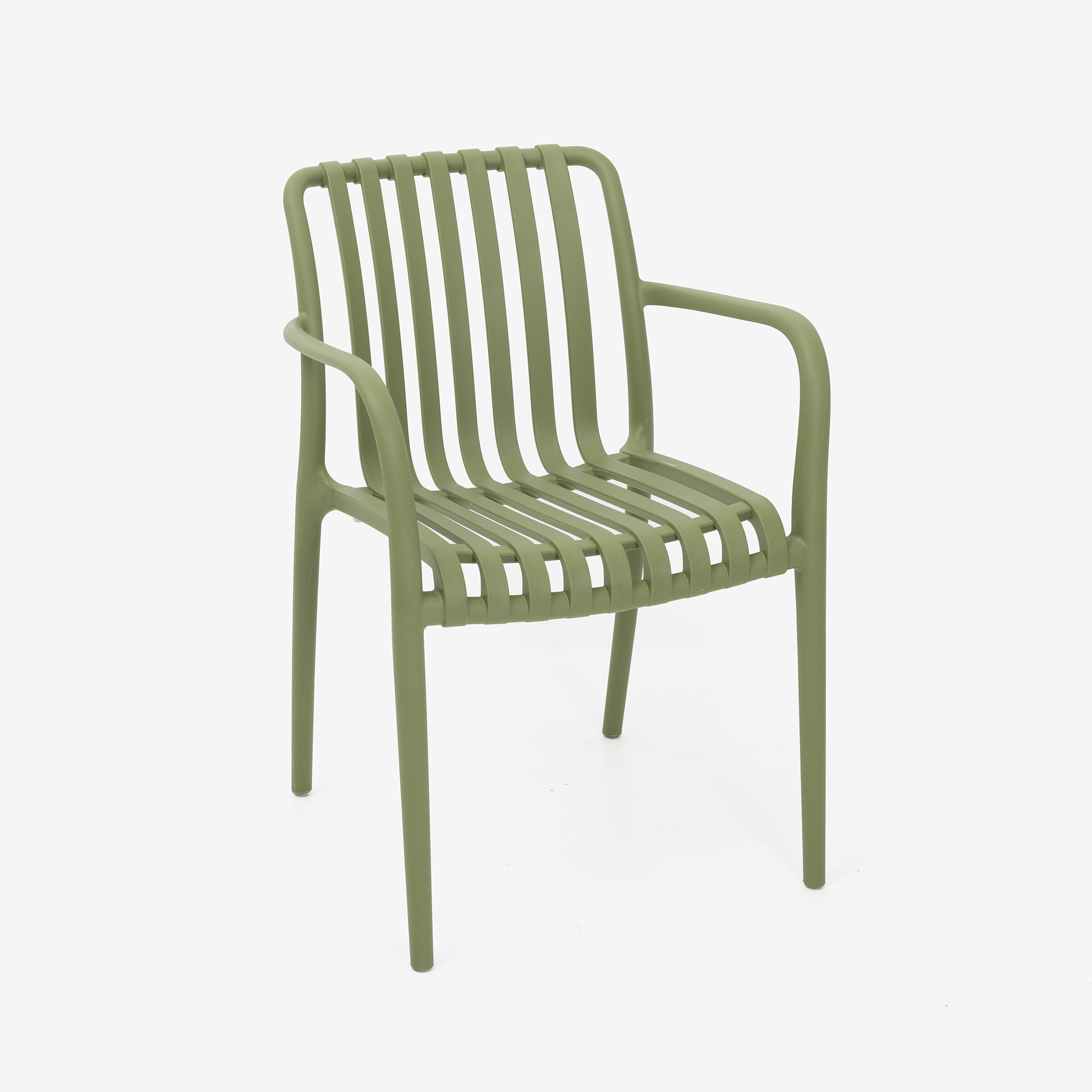 Silla de jardín verde Happel 55x81x57cm