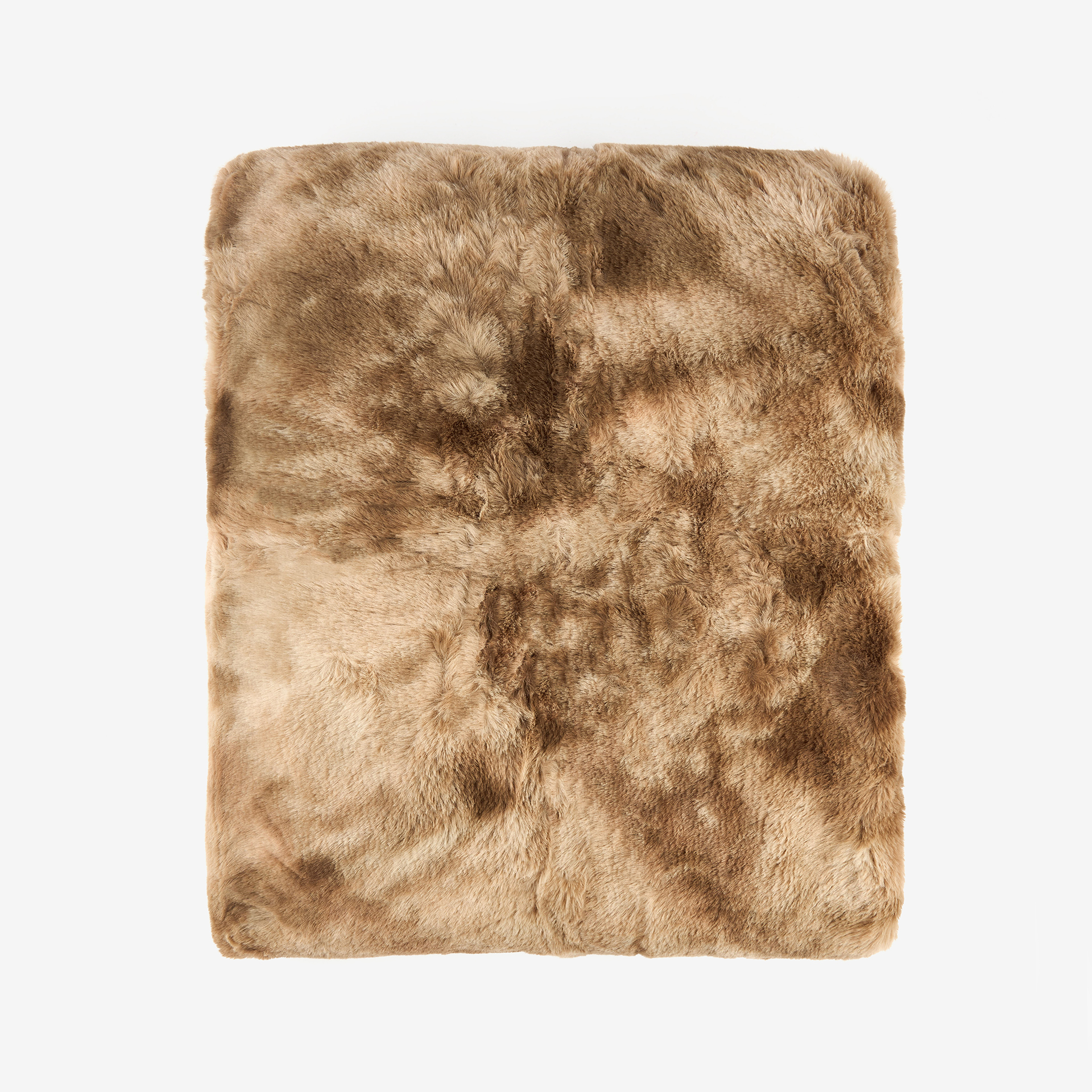 Manta de franela marrón Yakutia 130x150cm