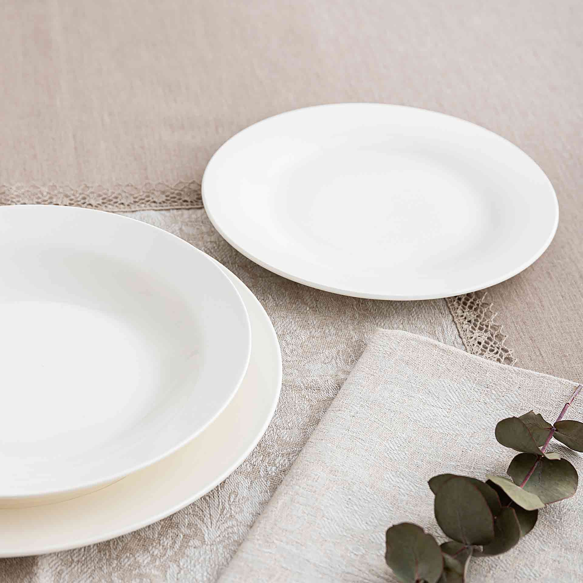 Plato hondo porcelana blanca Vetra &Oslash;22,5cm