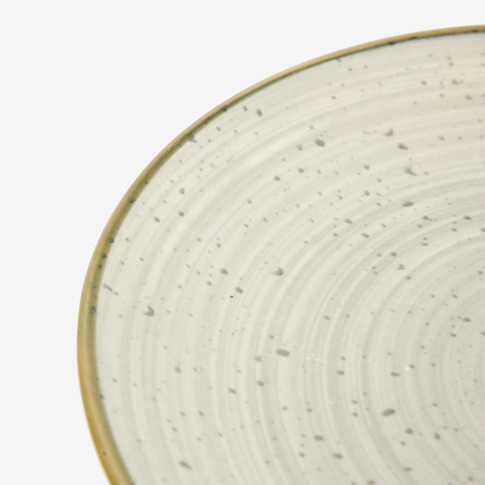 Vajilla de 18 piezas de porcelana gris Hoian