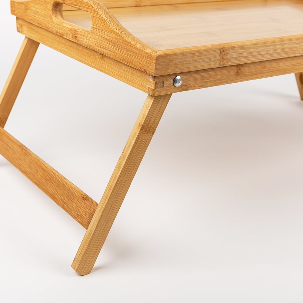 Bandeja para cama de bamb&uacute; 50x30x19cm