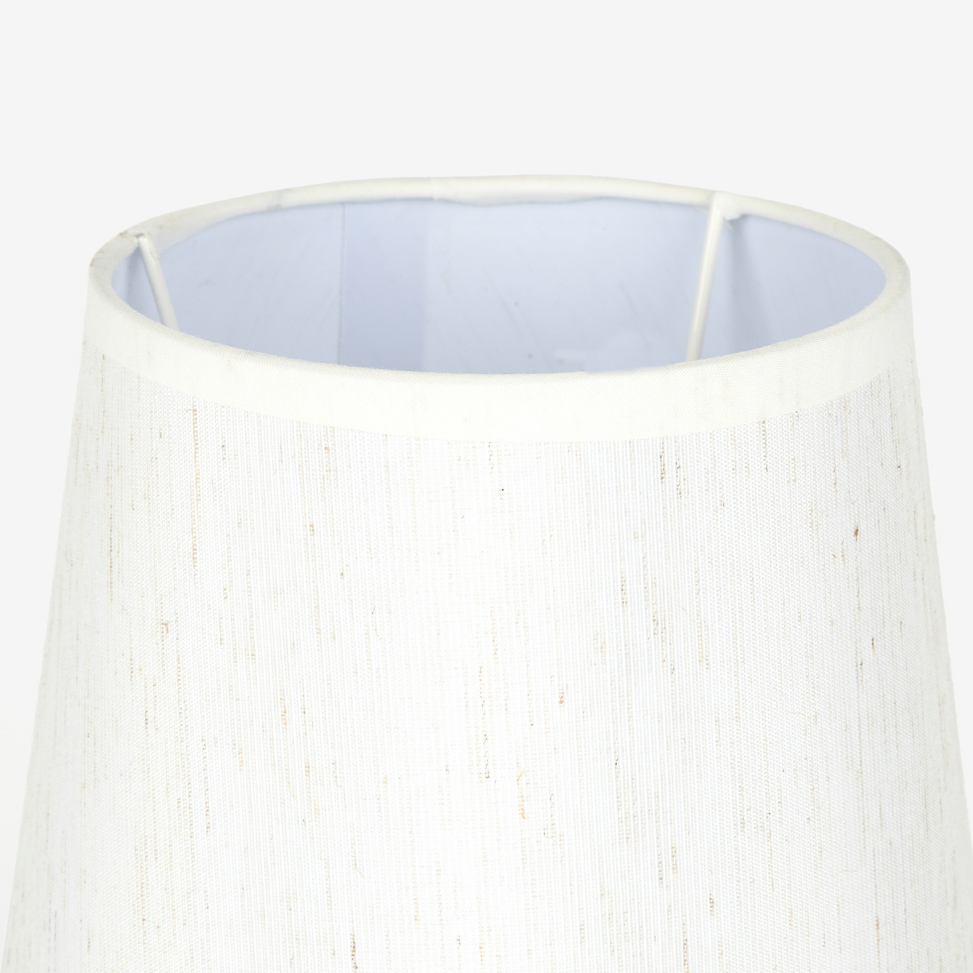 L&aacute;mpara de mesa blanca Brenda 33cm