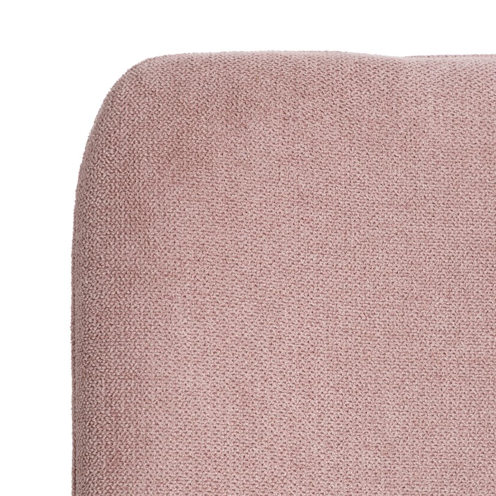 Set de 2 sillas de comedor de metal rosa Jasper 44x54x86cm