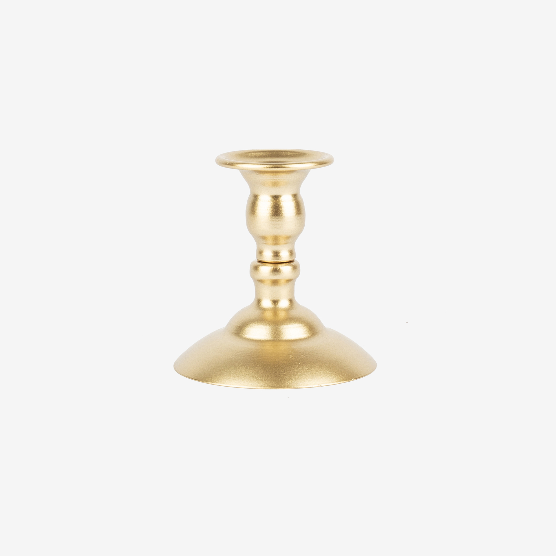 Candelabro de metal dorado Dila 9,5cm