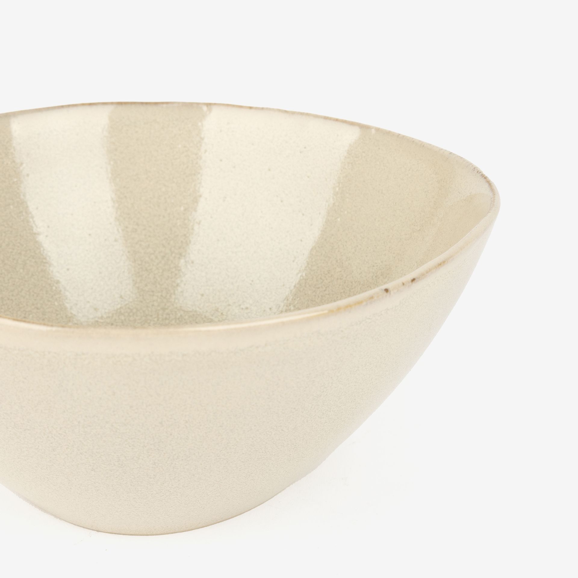 Bol de gres blanco Beget Ø15cm