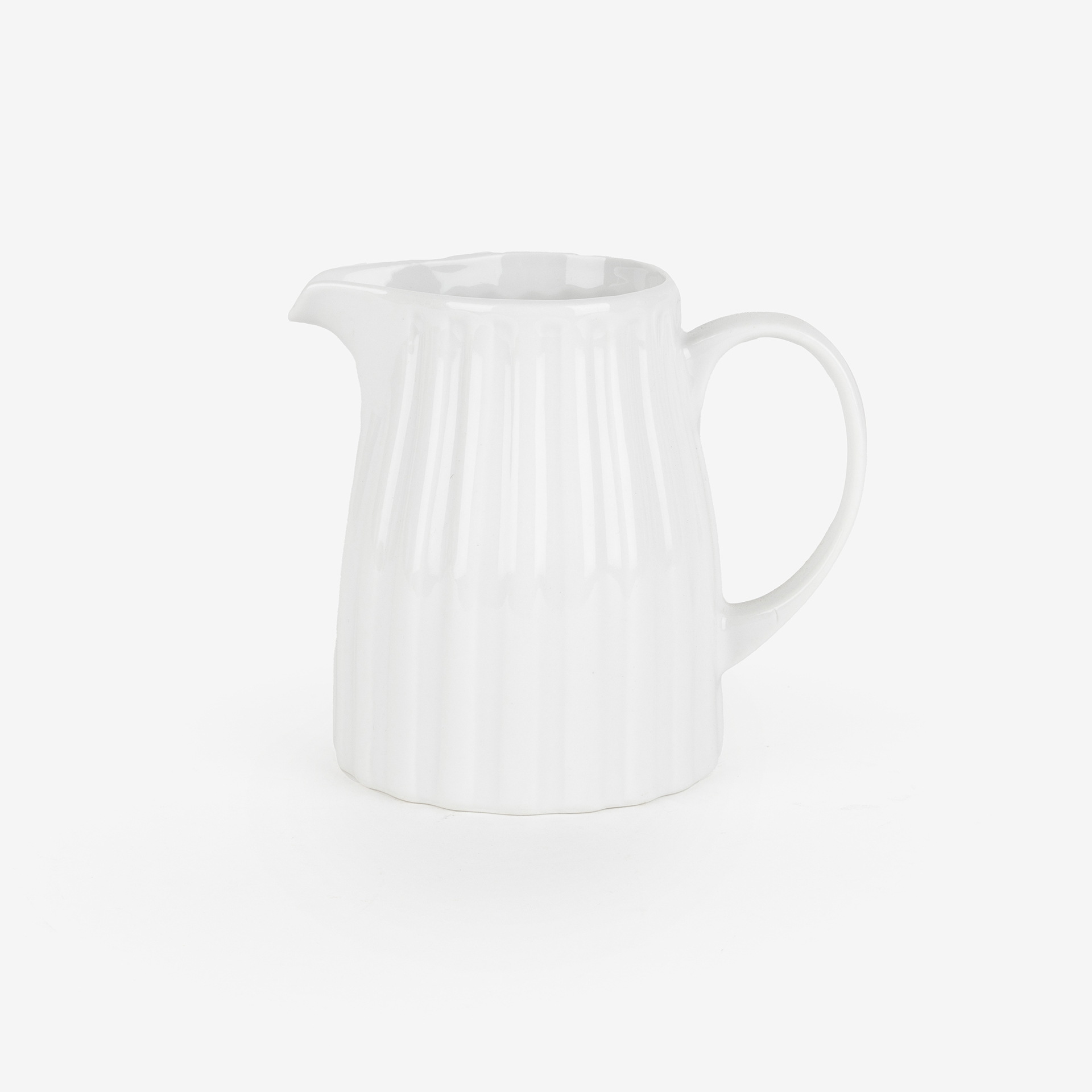 Lechera blanca de porcelana 25cl