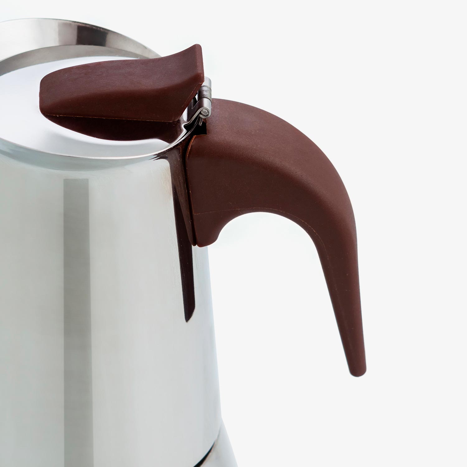 Cafetera para 4 tazas de acero in&oacute;xidable Siero
