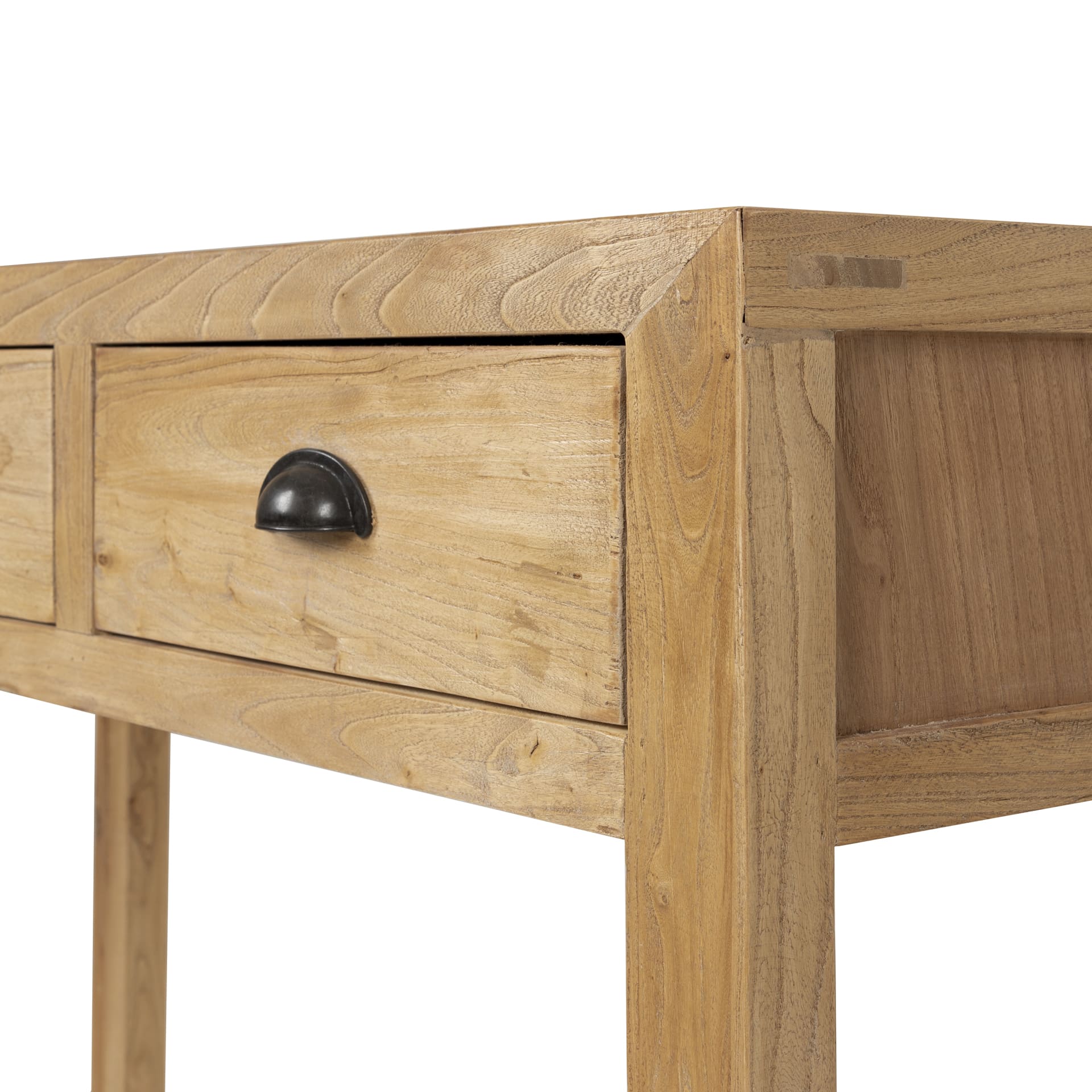 Consola de madera olmo reciclada Ruan Clau&Chloe 130x50x80cm