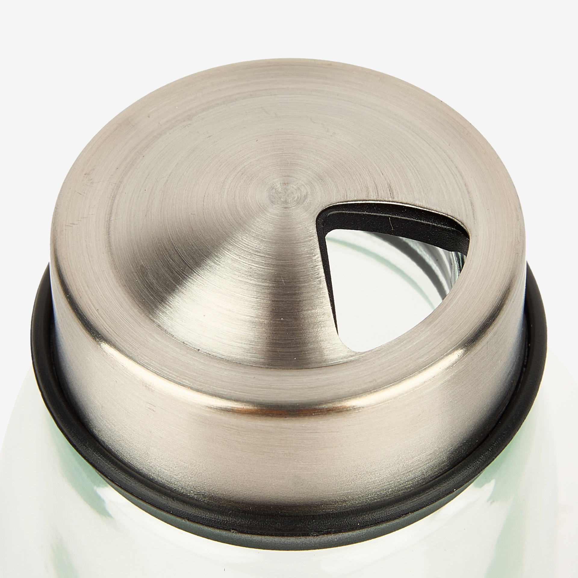 Set de 6 especieros de cristal con soporte giratorio