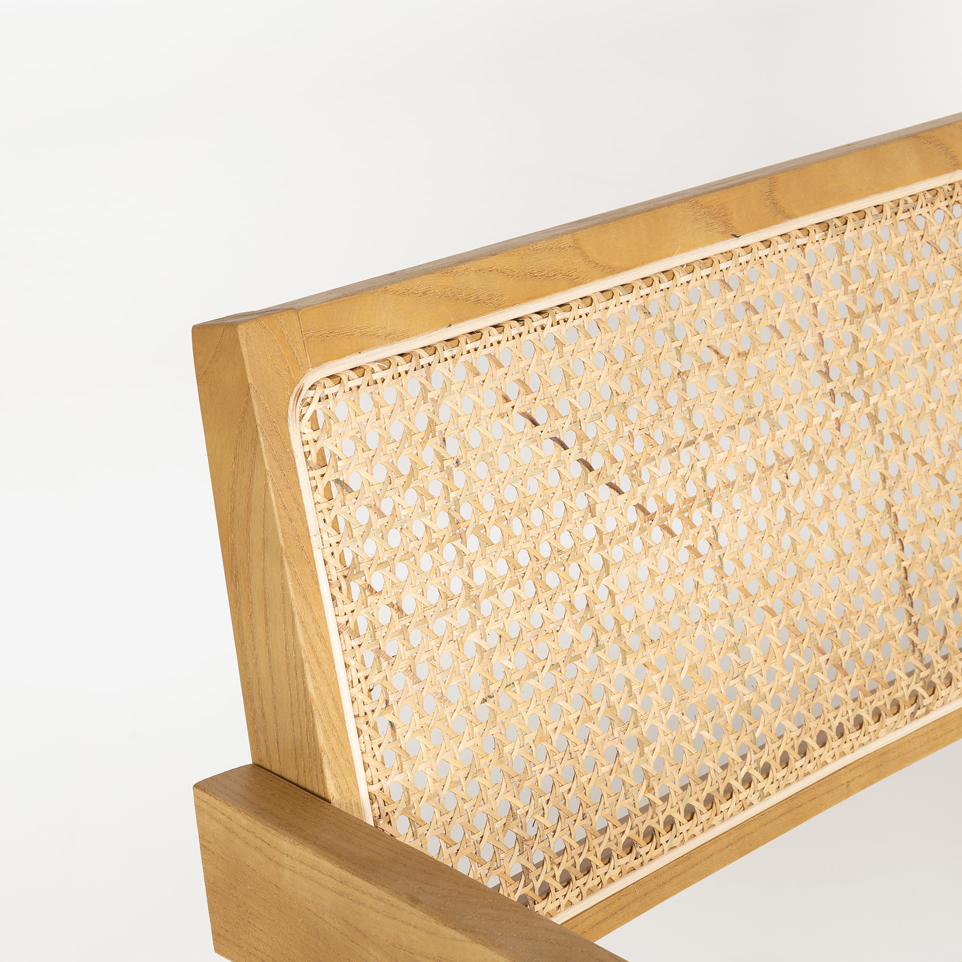 Banco de rat&aacute;n marr&oacute;n claro Elodye Clau&Chloe