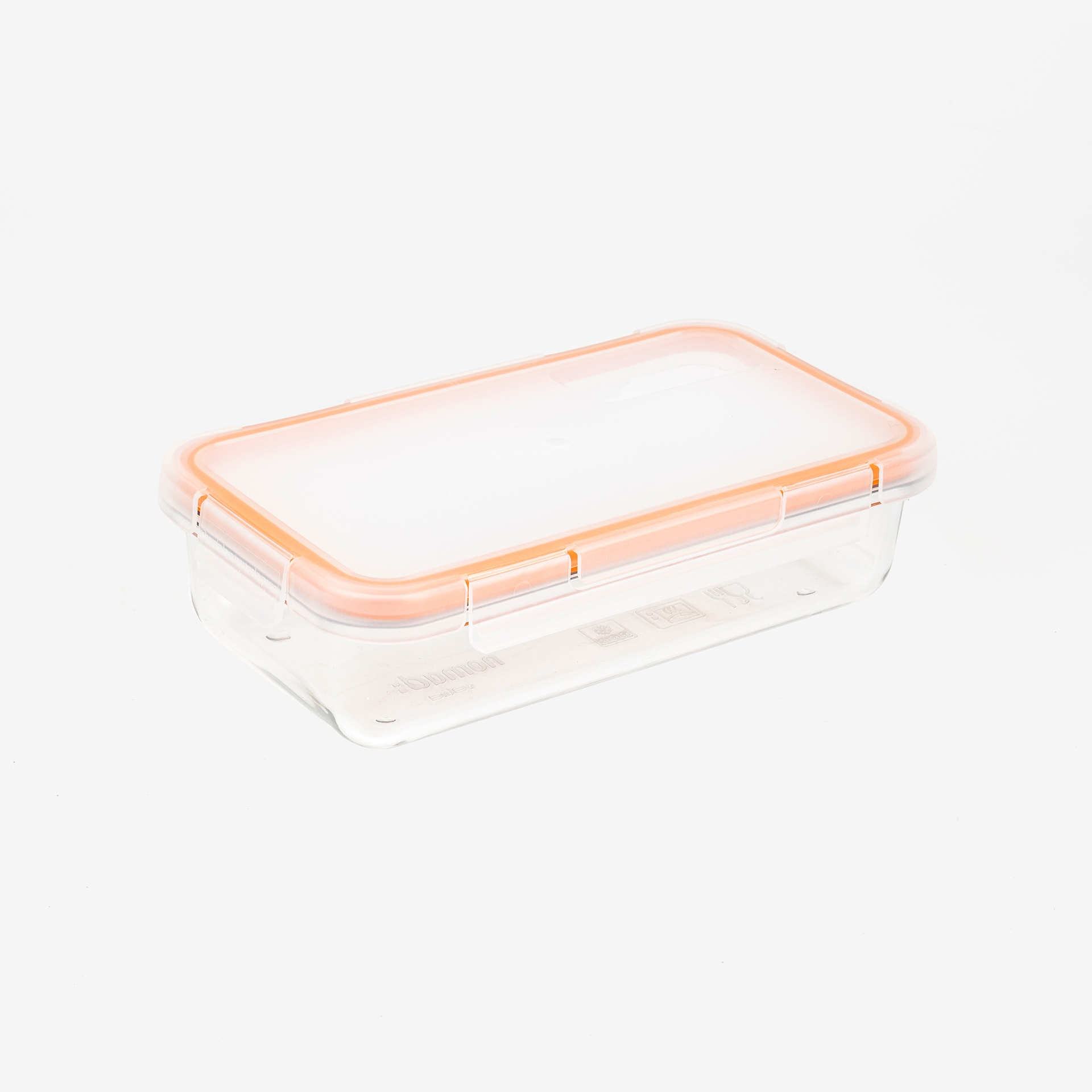 Táper de plástico rectangular hermético Tritan 19x11x5cm - 50cl