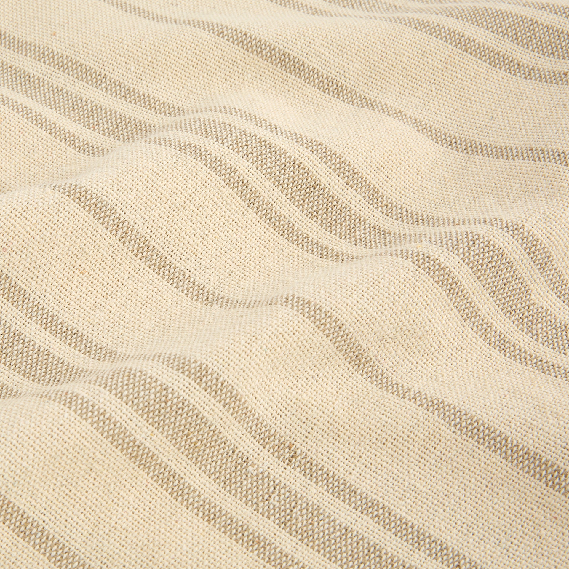 Plaid de rayas beige Niza 125x150cm