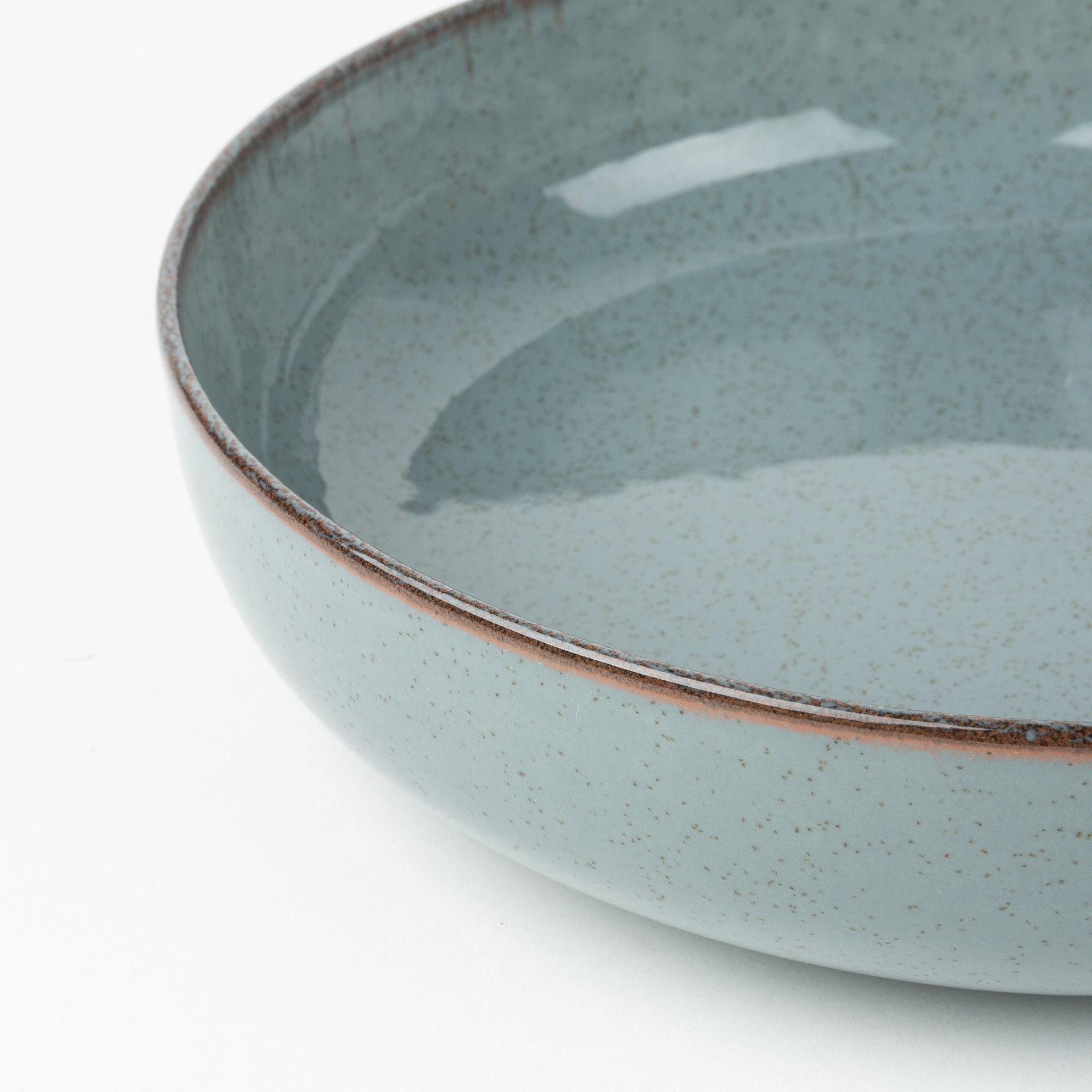 Vajilla de 12 piezas de porcelana azul Olite