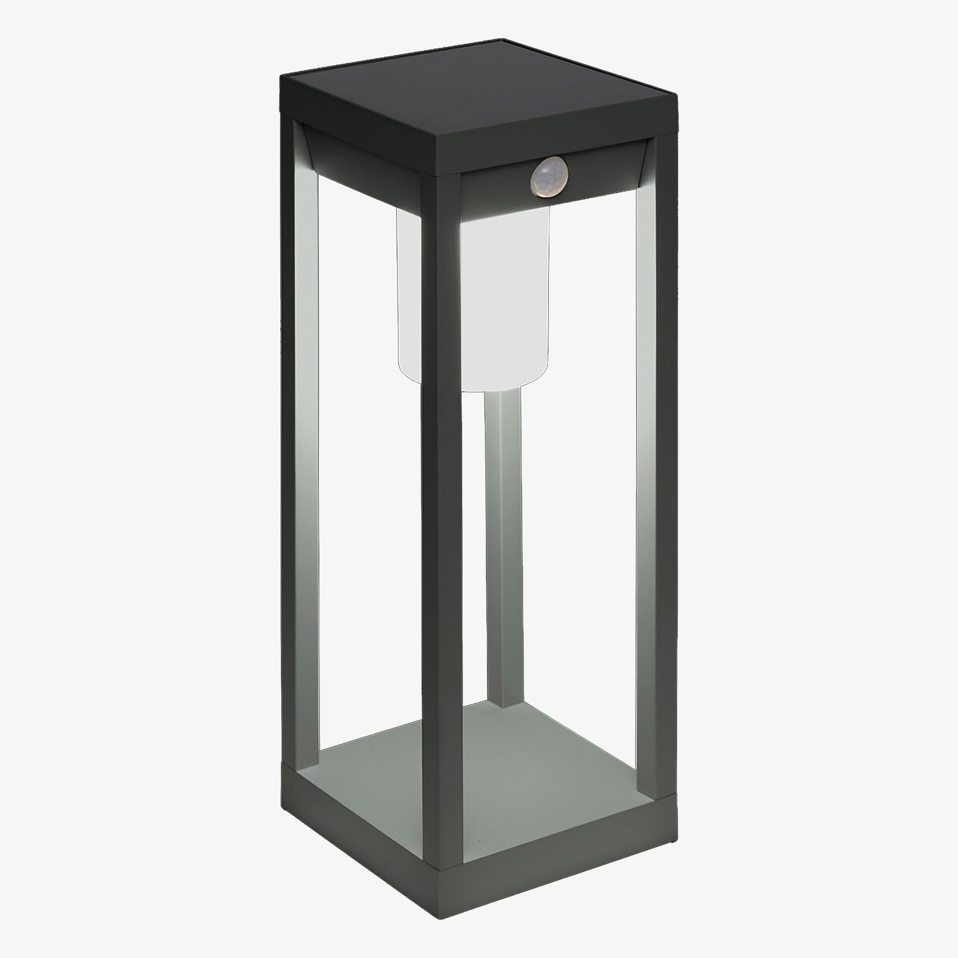 Farol solar para jard&iacute;n de aluminio verde Pirox 40cm