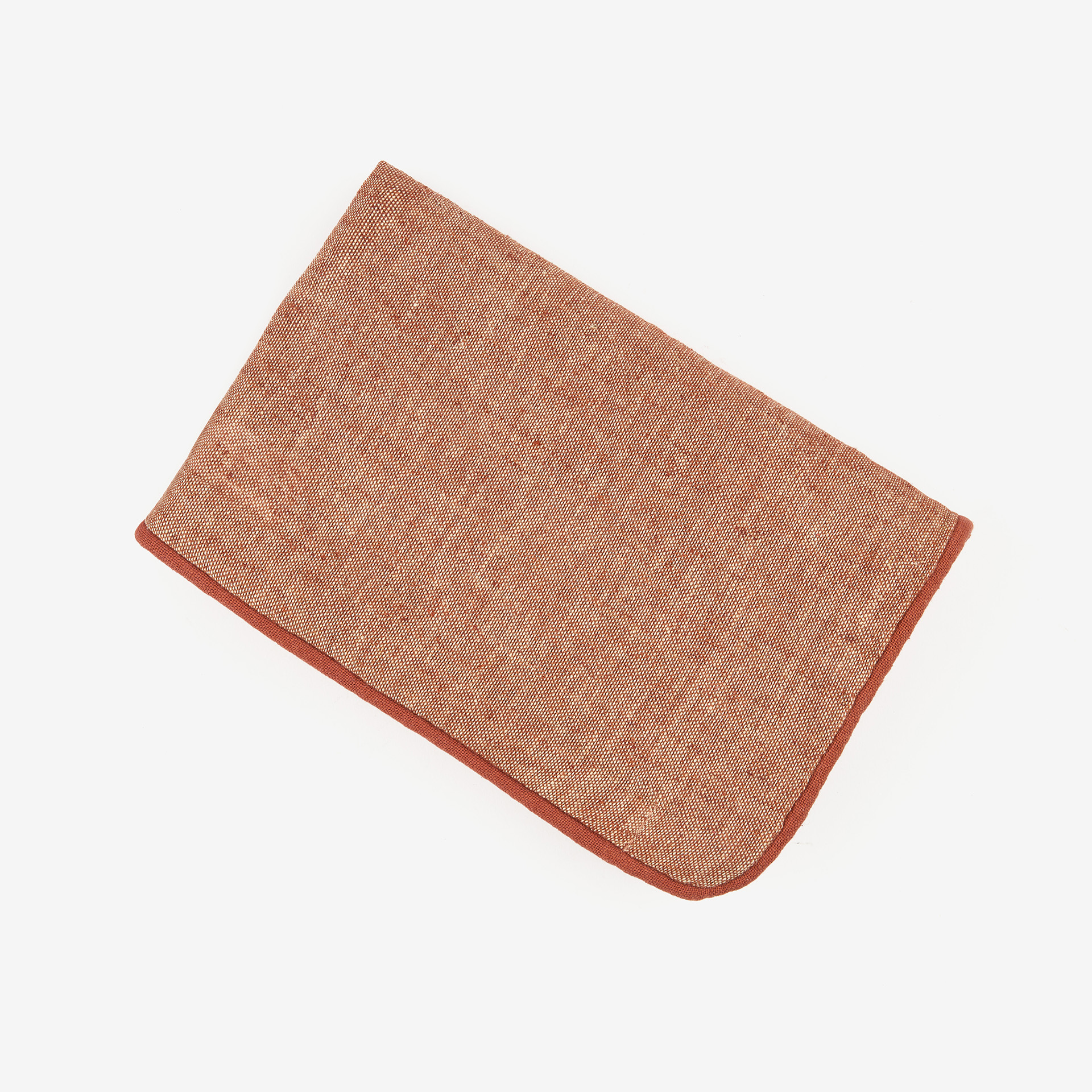 Funda de coj&iacute;n de lino cobre 30x45cm