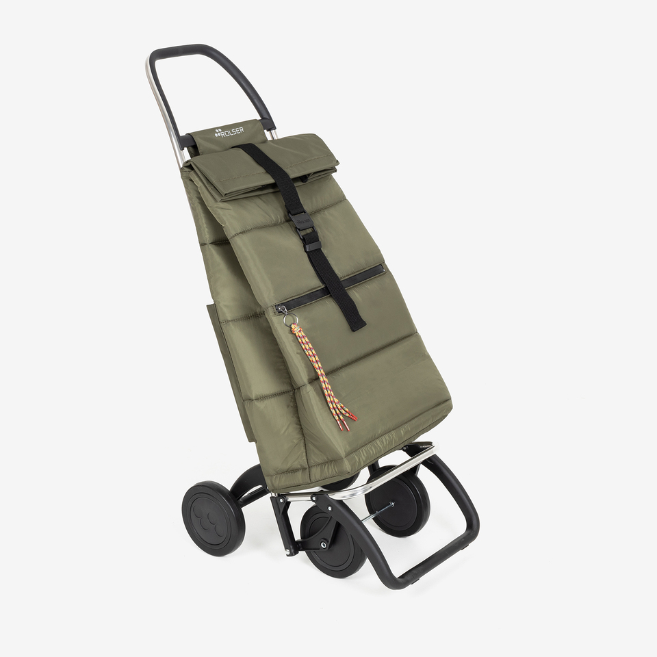 Carro para la compra de aluminio Kaki Big Polar 4