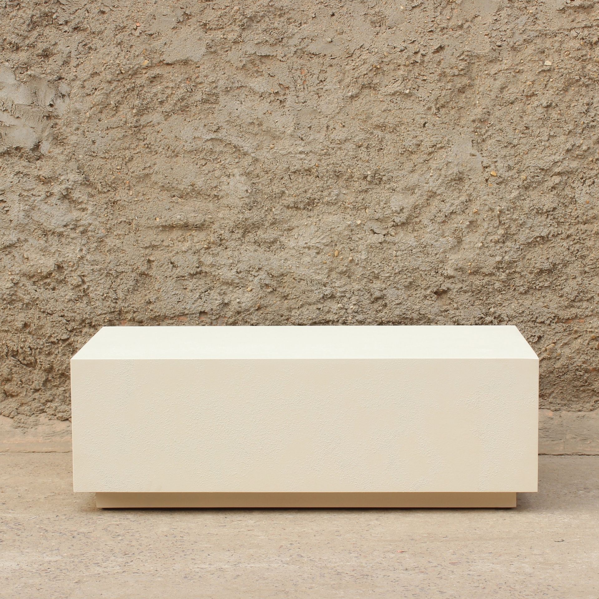 Mesa de centro de microcemento Kurli 120x60x40cm Clau&Chloe