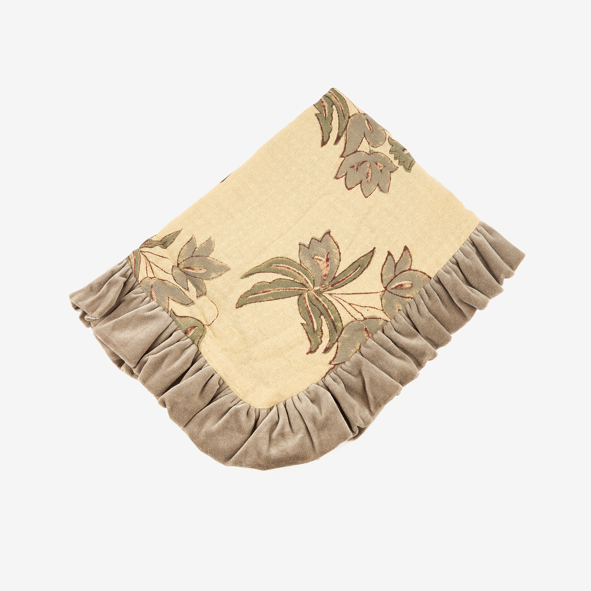 Funda de cojín de algodón flores Mia 40x60cm Clau&Chloe