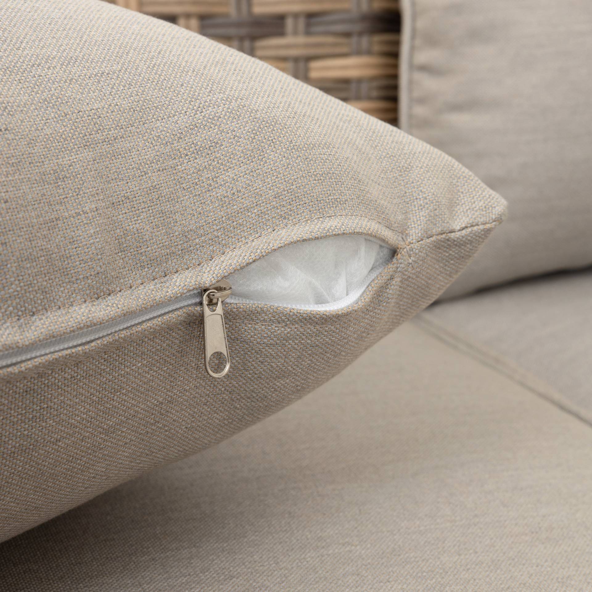 Set de jardín de 4 piezas de ratán sintético Lanai