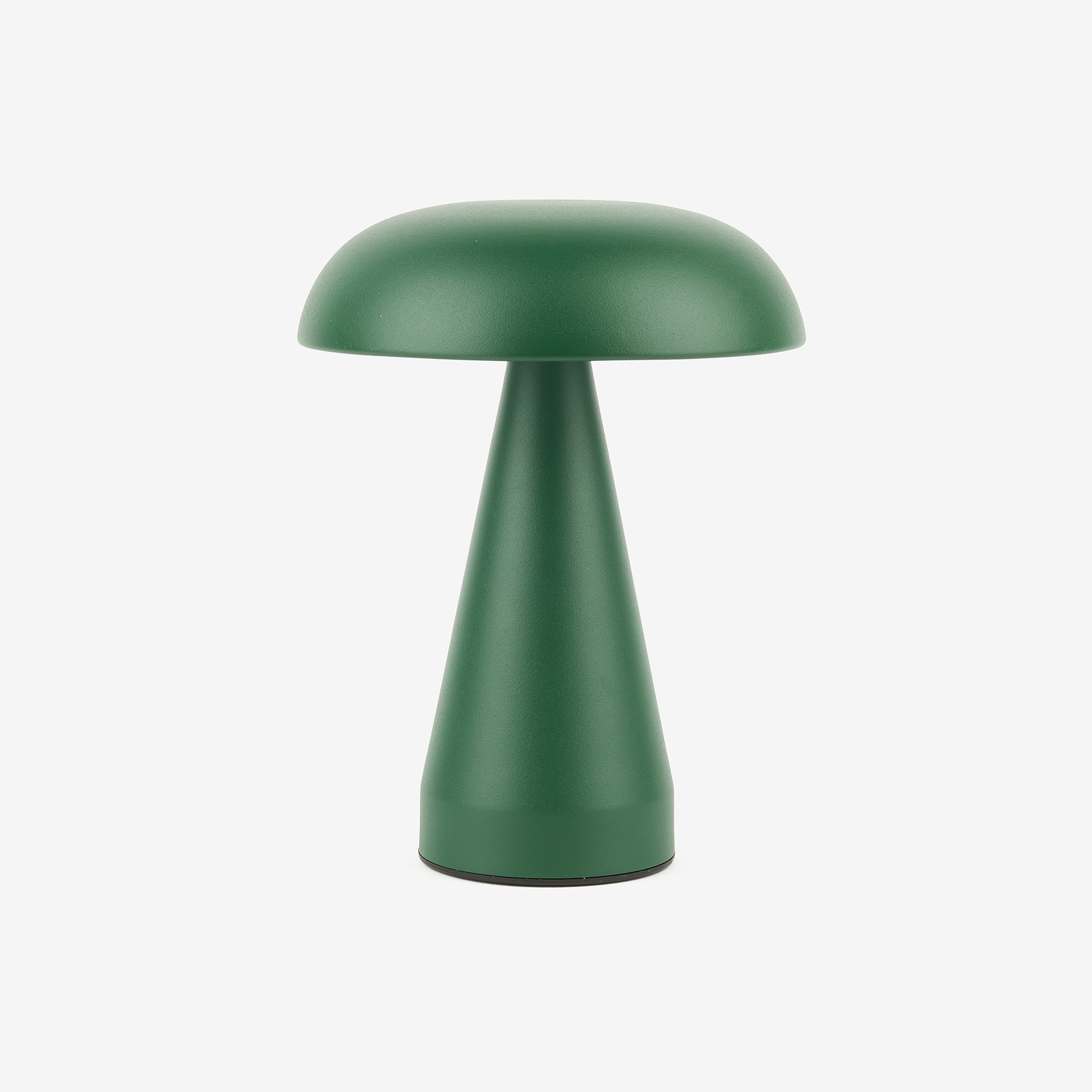 Lámpara de mesa inalámbrica LED recargable verde Seta Ø15x21cm