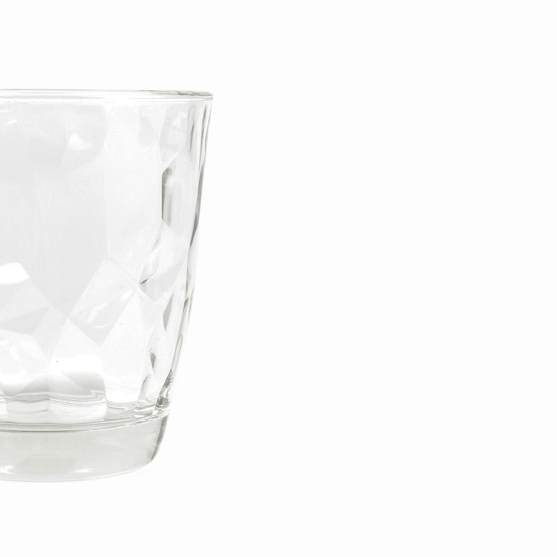 Vaso de agua de cristal transparente Diamond 30cl