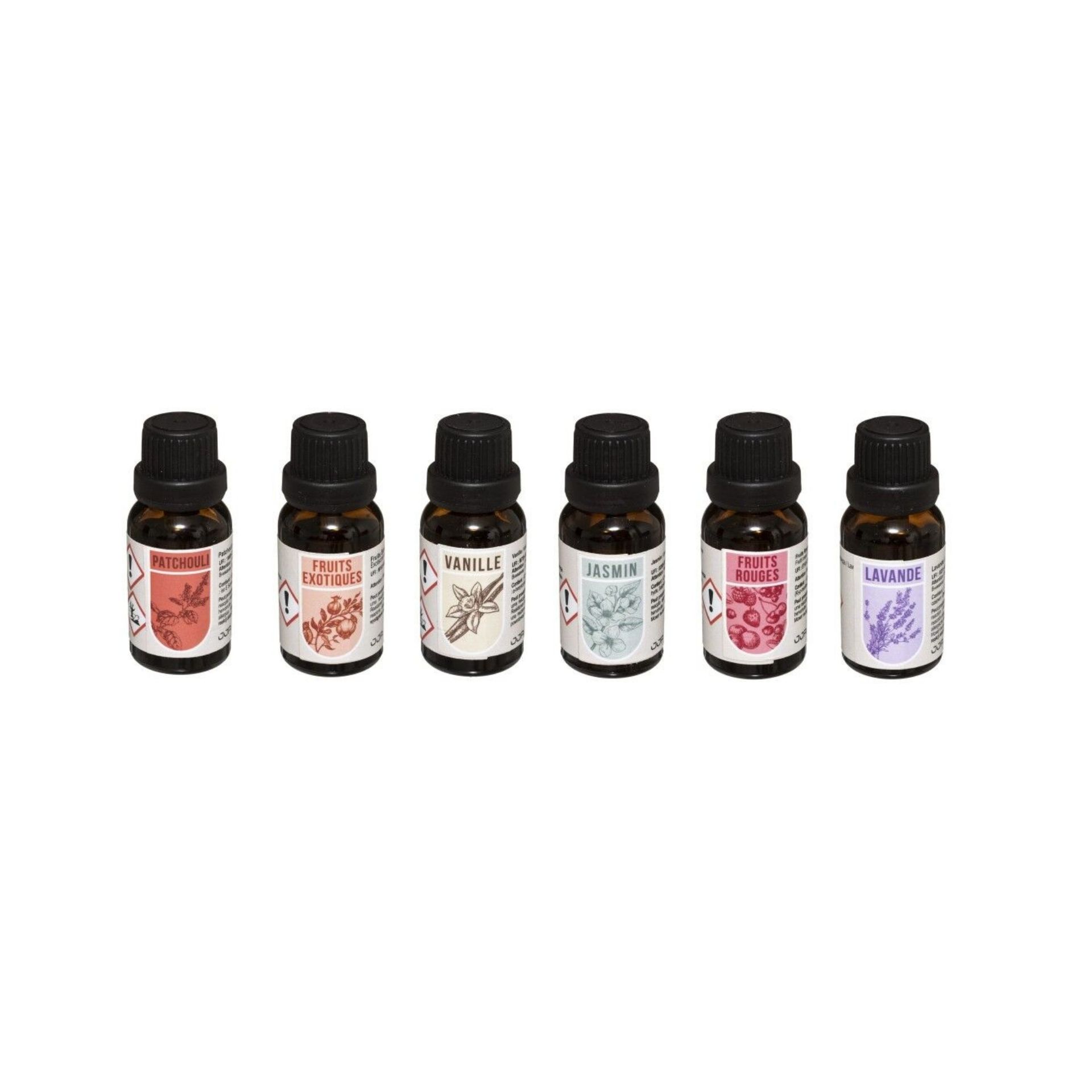 Set de 6 aceites perfumados 15ml