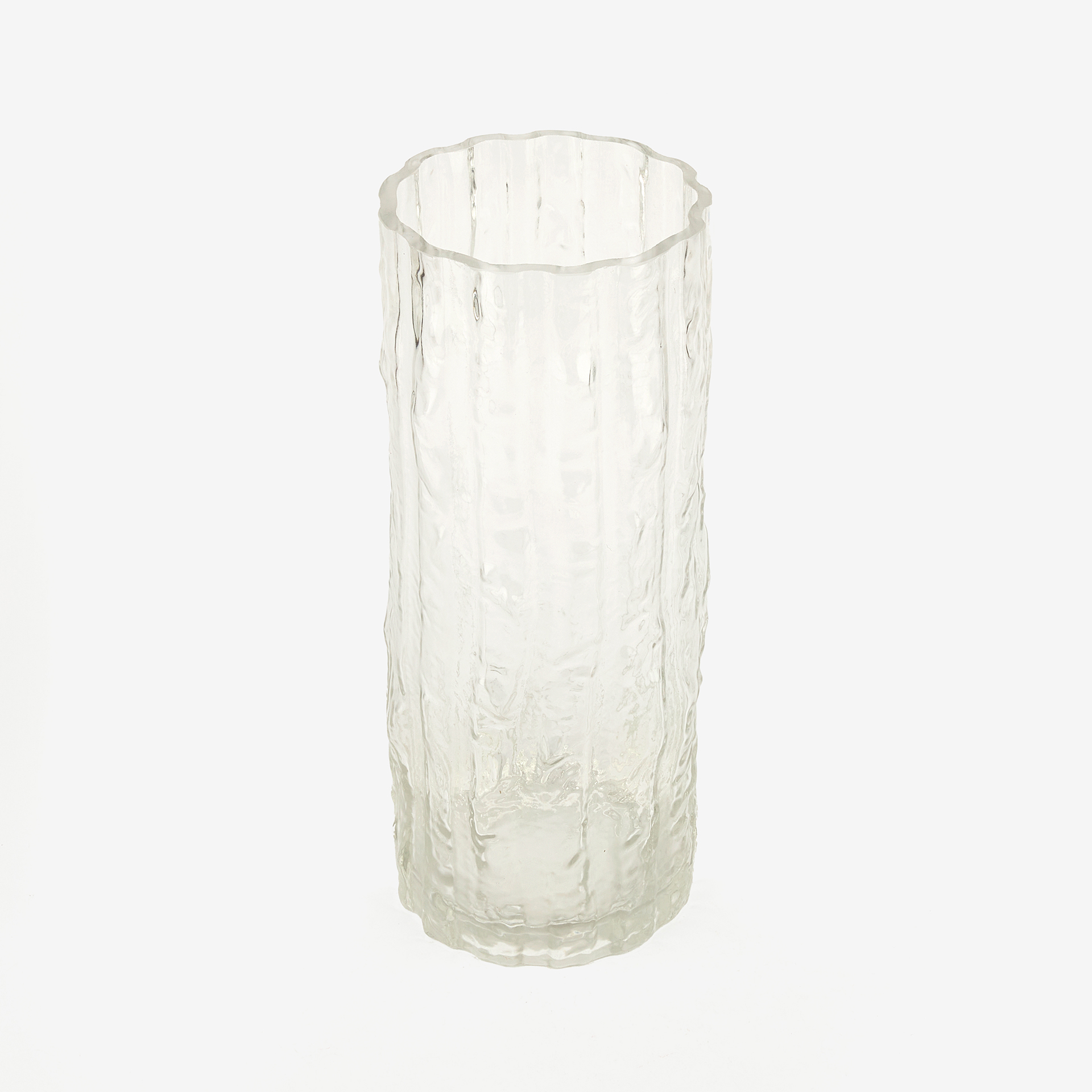 Jarrón de cristal Lina Ø12x30cm