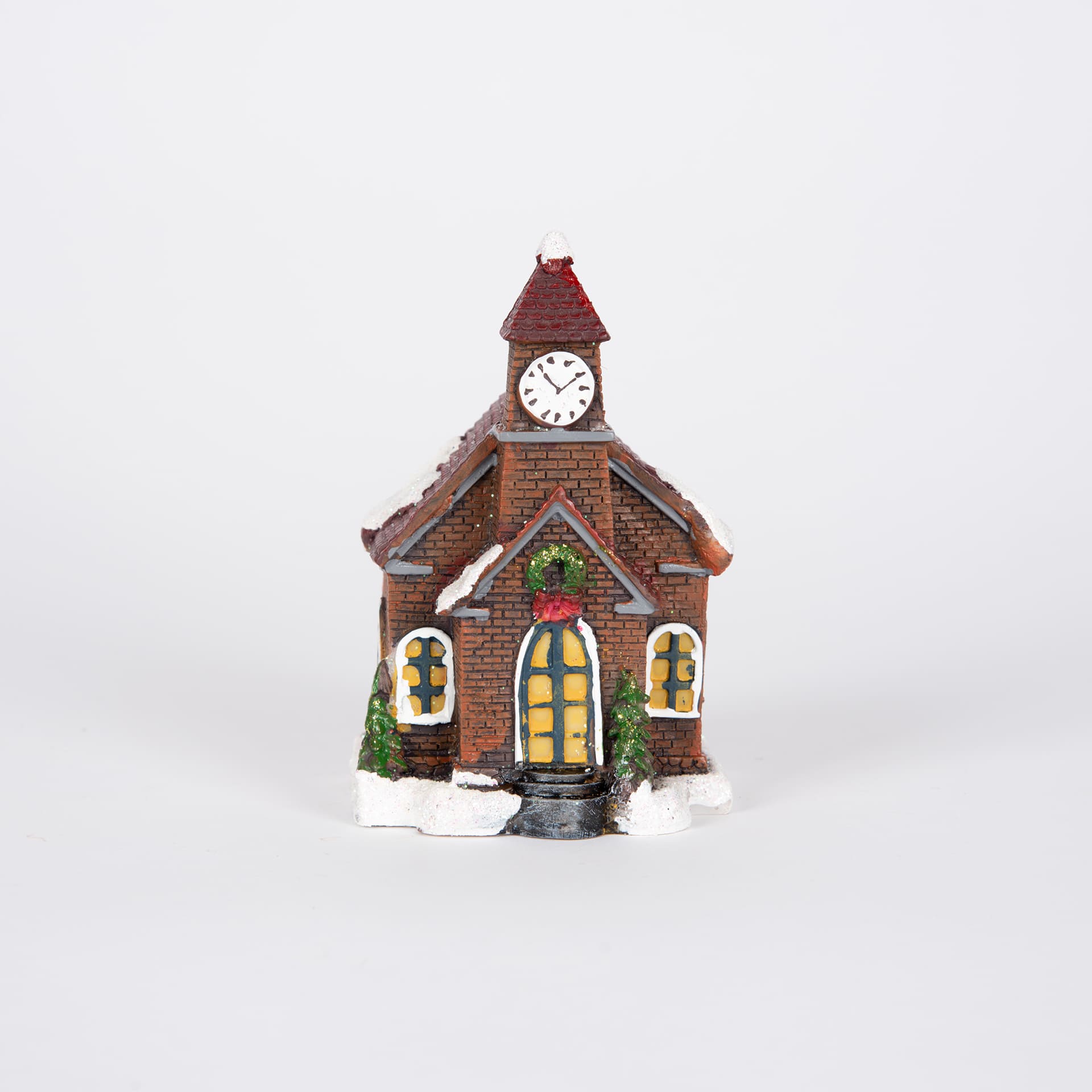 Casita nevada con luz LED surtida 14,5cm Casa Viva