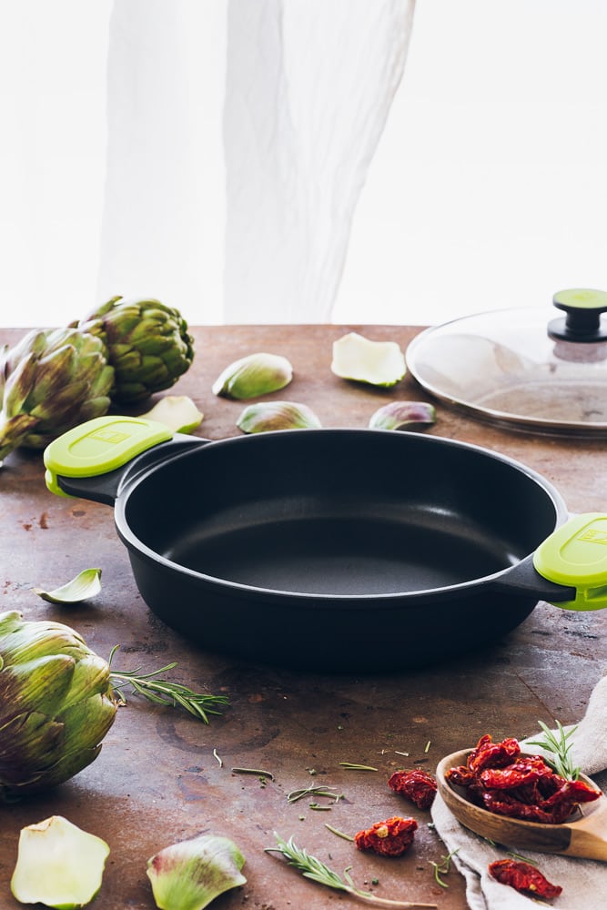 Cacerola baja de aluminio Foodie de Bra Ø32cm