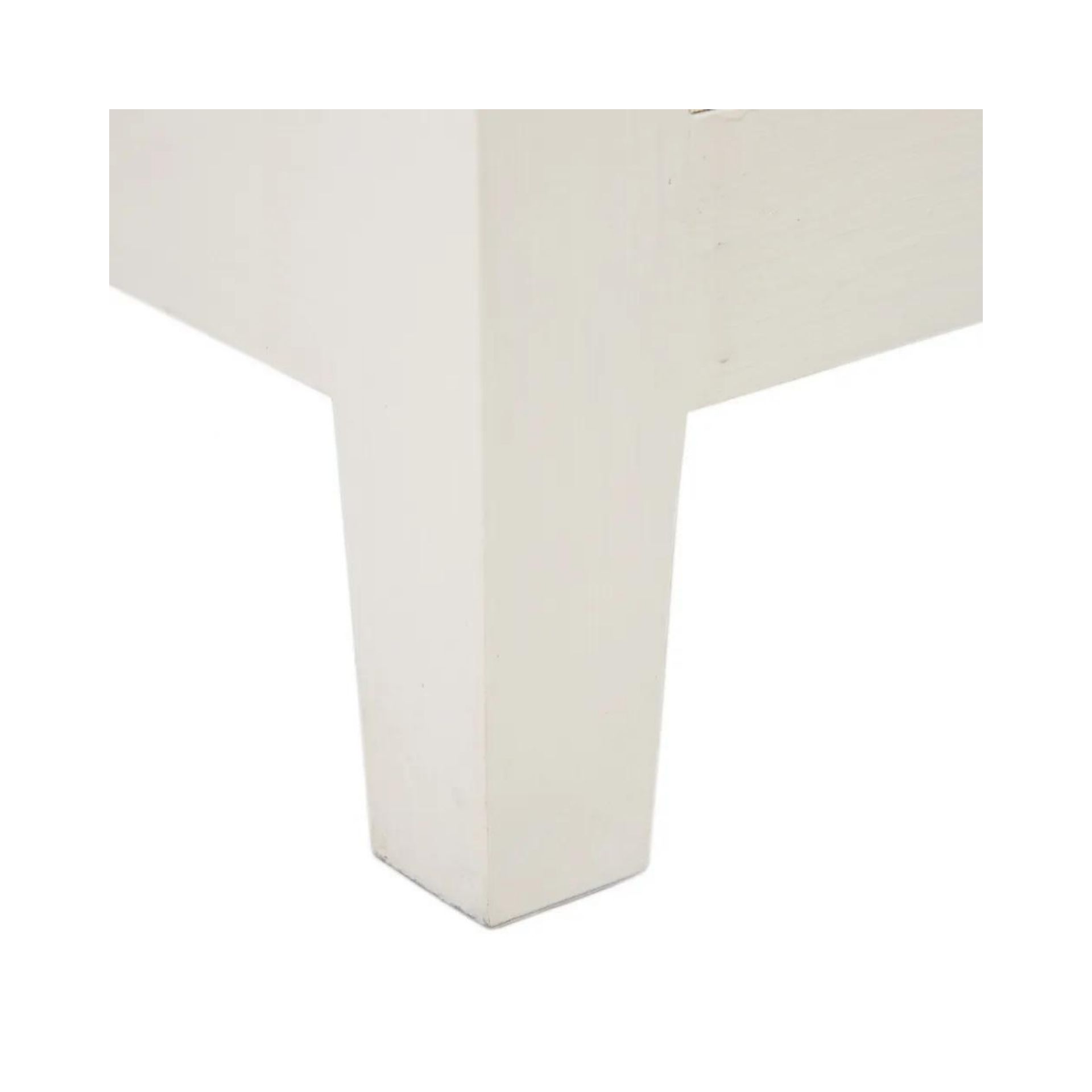 Vitrina de madera de mindi efecto envejecido Arabella 100x40x200cm