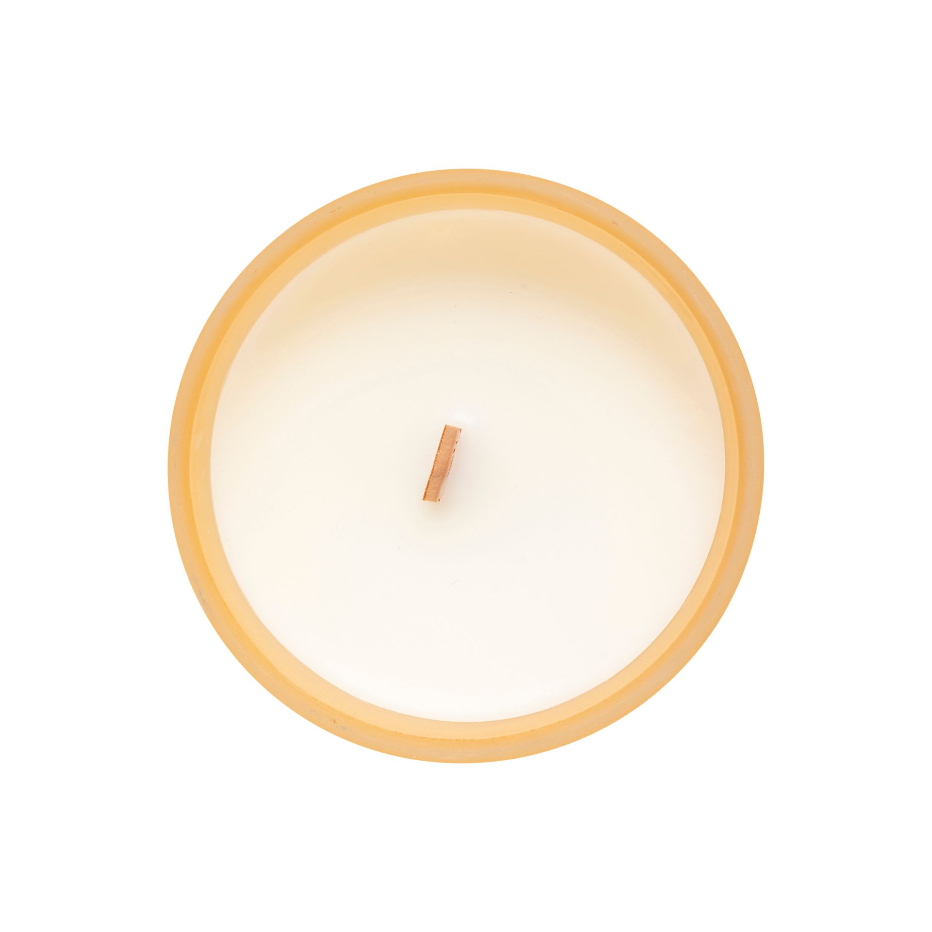 Vela arom&aacute;tica en vaso de cristal &aacute;mbar Nora 255g &Oslash;9x11cm